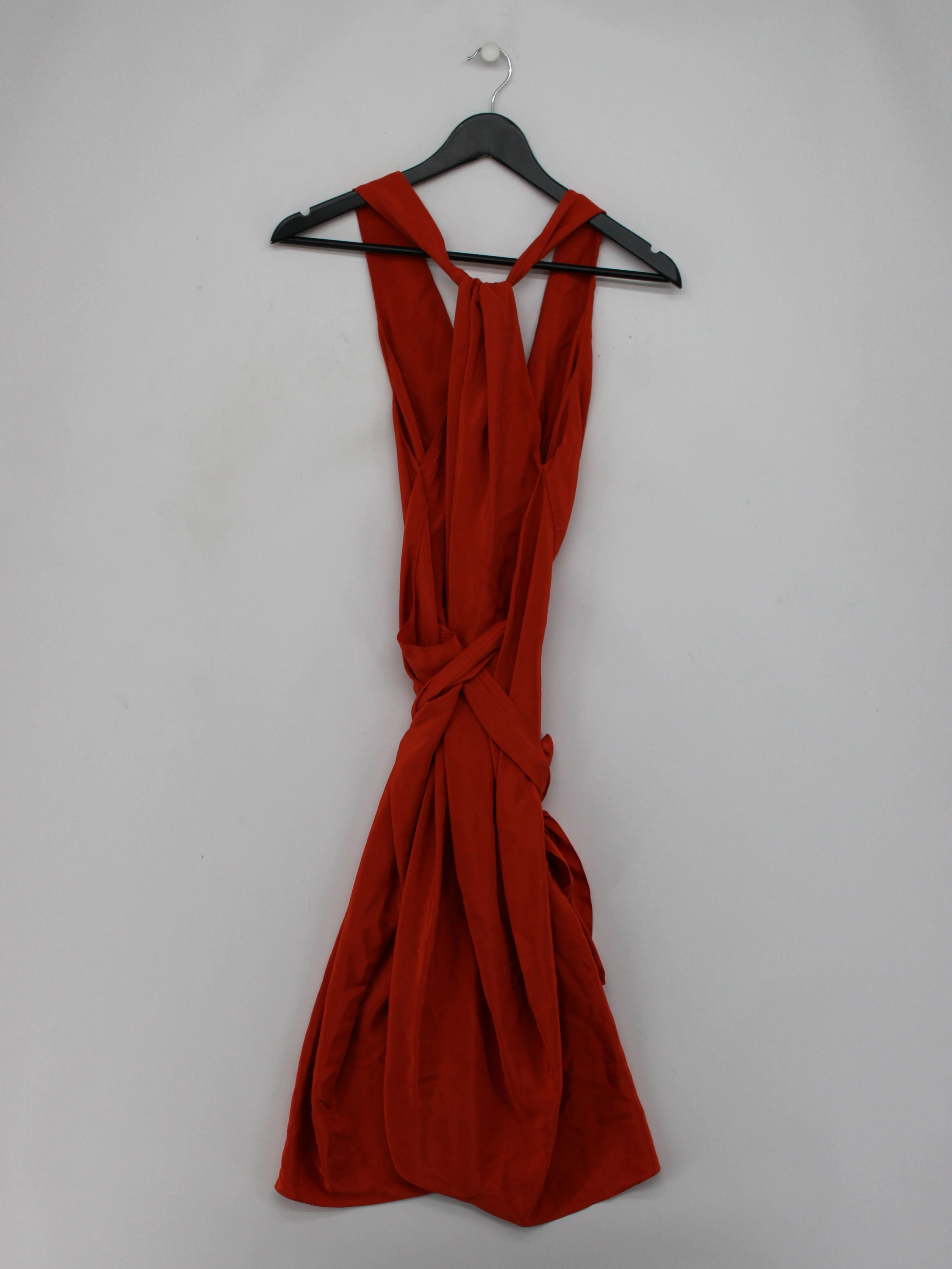 Vanessa Bruno Mini Dress UK8 in Orange - Image 2