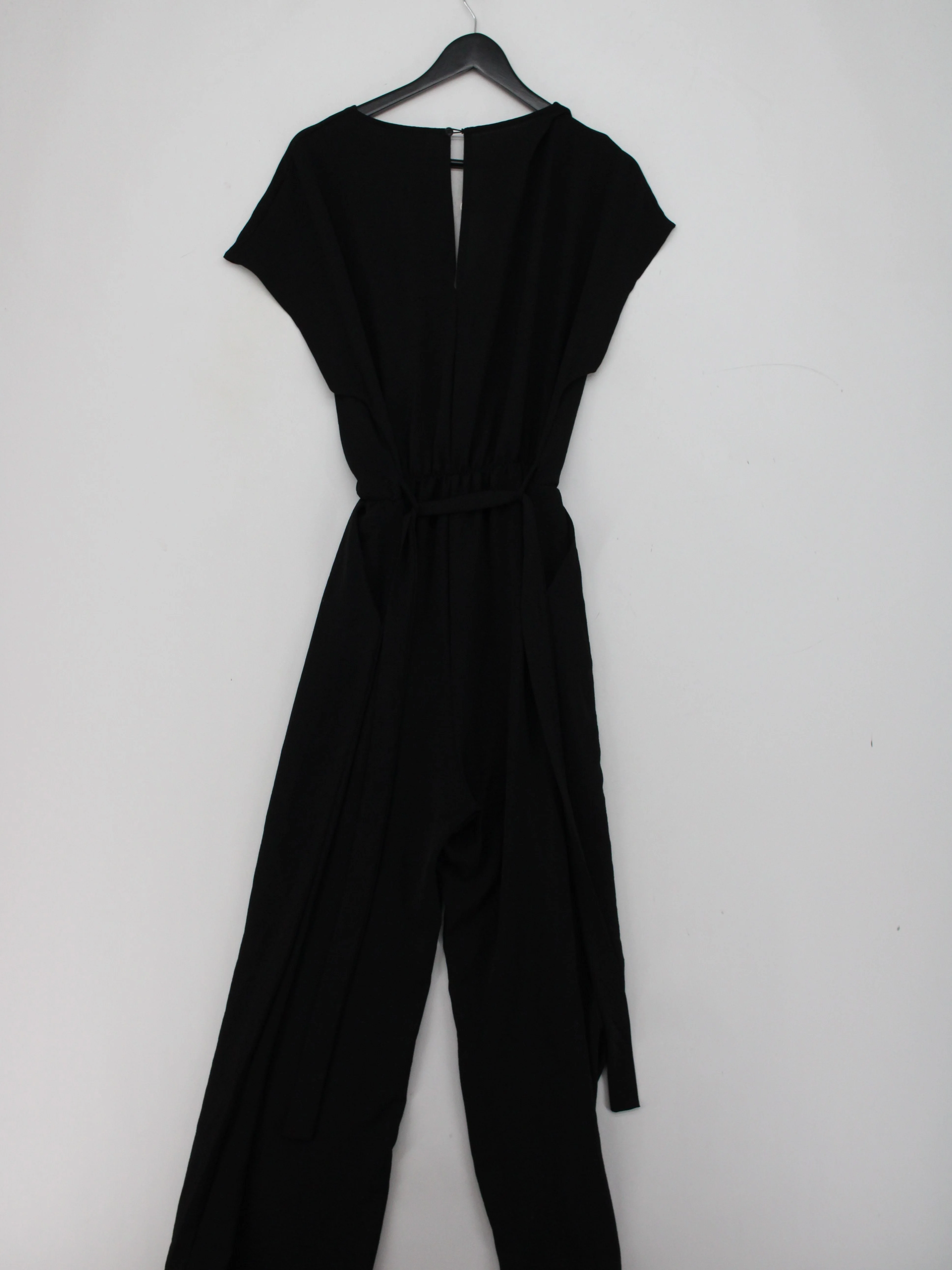 Vanessa Zani Women's Jumpsuit L Black 100% Polyester Wide-Leg Jumpsuit - Image 2