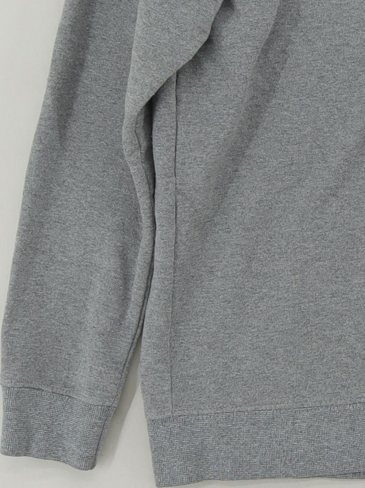 Vans Men's Hoodie L Grey Graphic Cotton with Polyester Pullover - Image 4