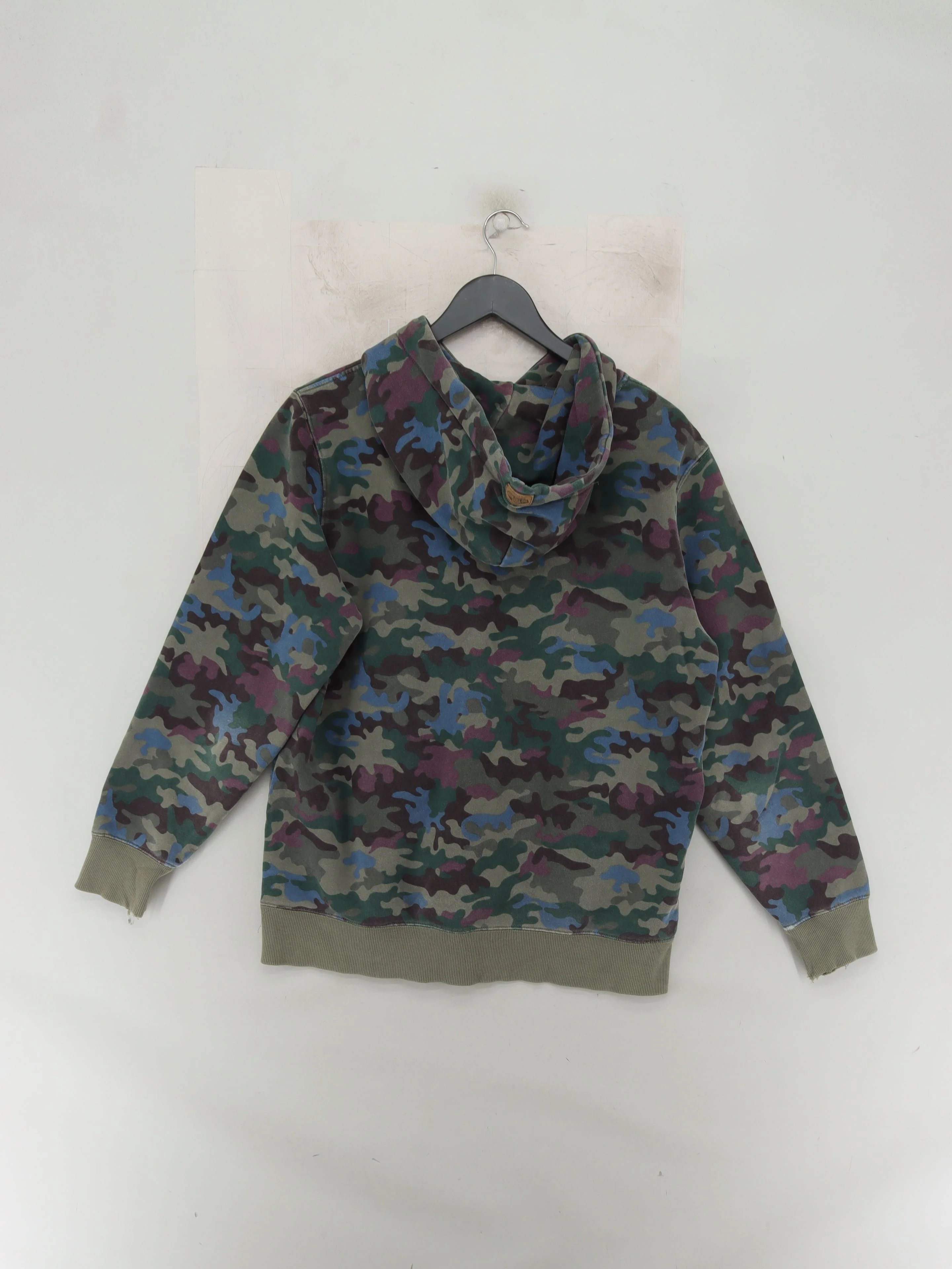 Vans Men's Hoodie L Multi Camo 100% Cotton Pullover - Image 2