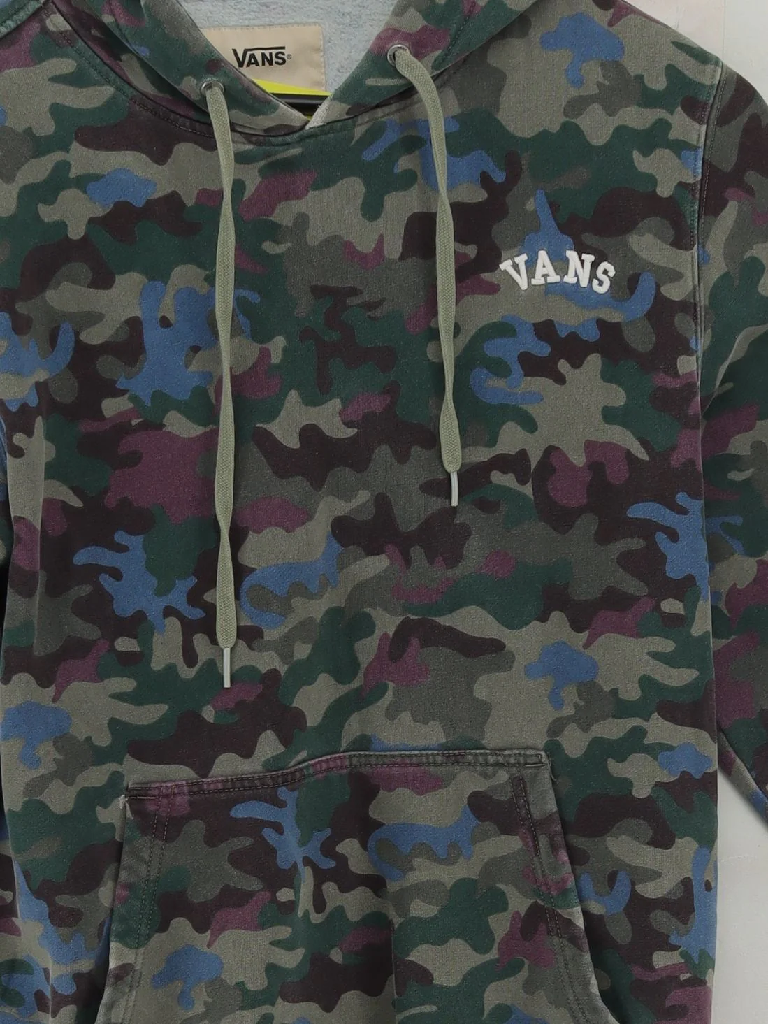 Vans Men's Hoodie L Multi Camo 100% Cotton Pullover - Image 3