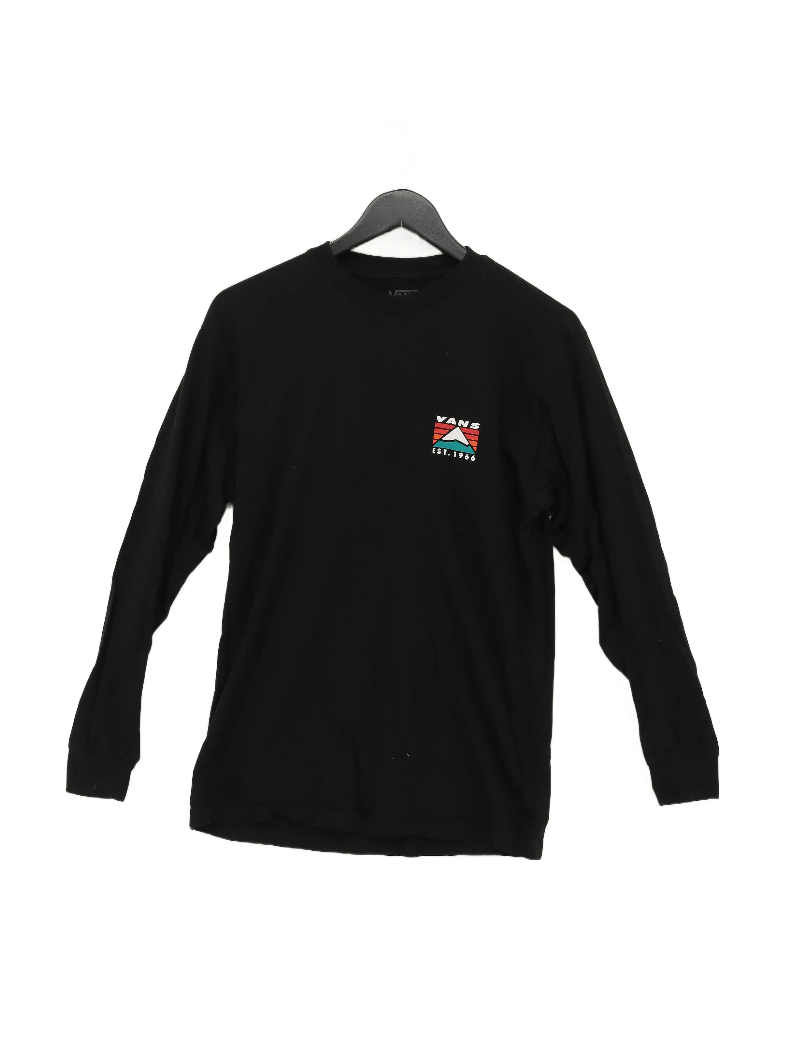 Vans Men's T-Shirt M Black Graphic 100% Cotton Basic