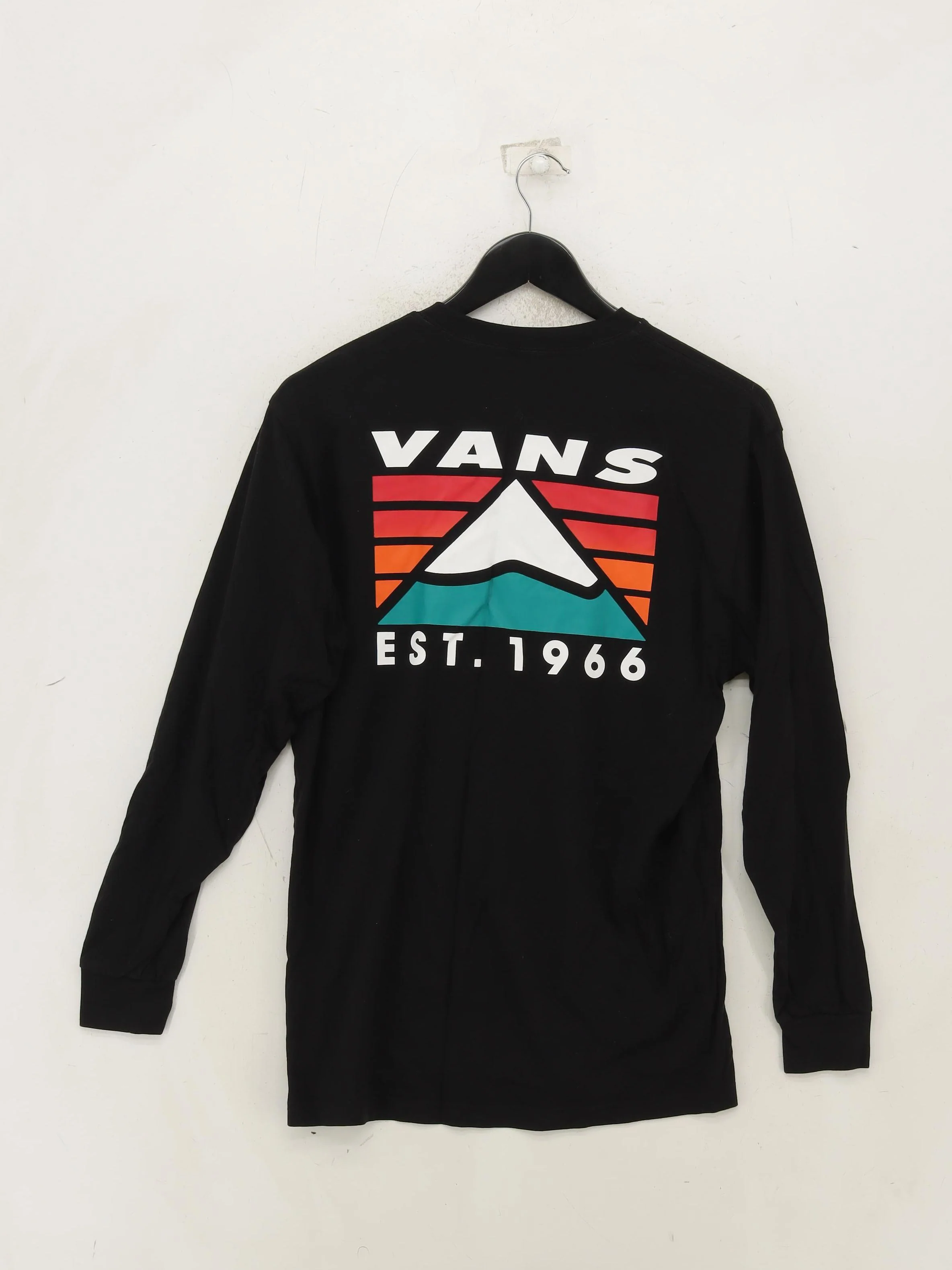 Vans Men's T-Shirt M Black Graphic 100% Cotton Basic - Image 2