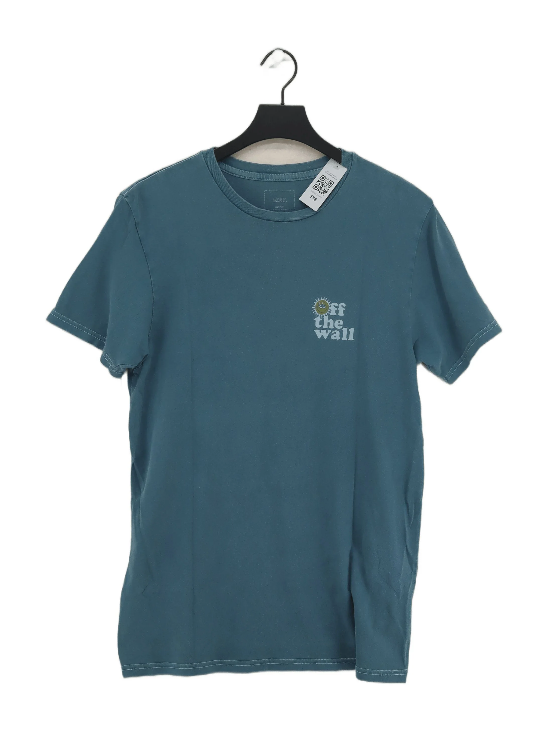 Vans Men's T-Shirt M Blue Graphic 100% Cotton Basic