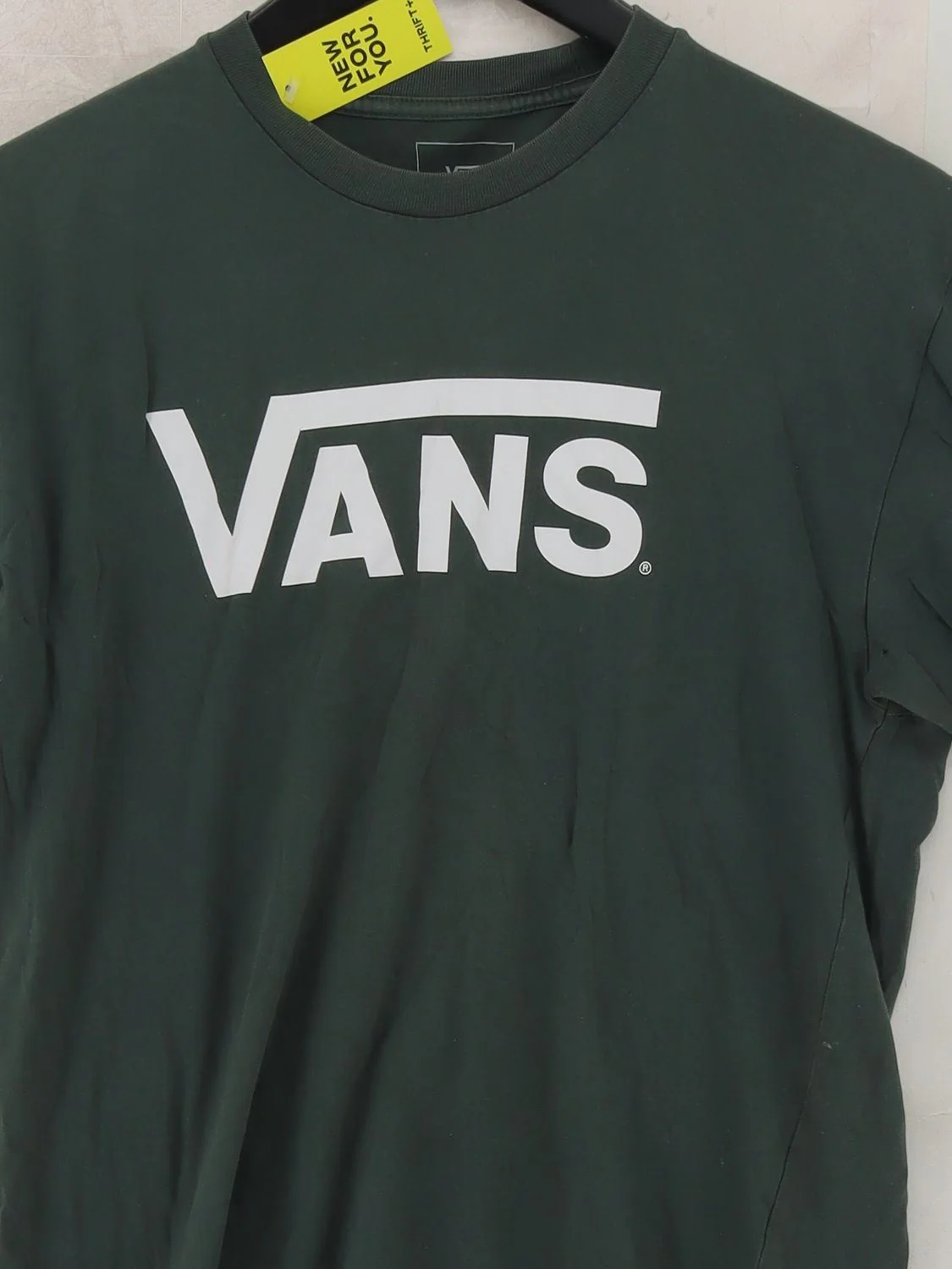 Vans Men's T-Shirt M Green Graphic 100% Other Basic - Image 3