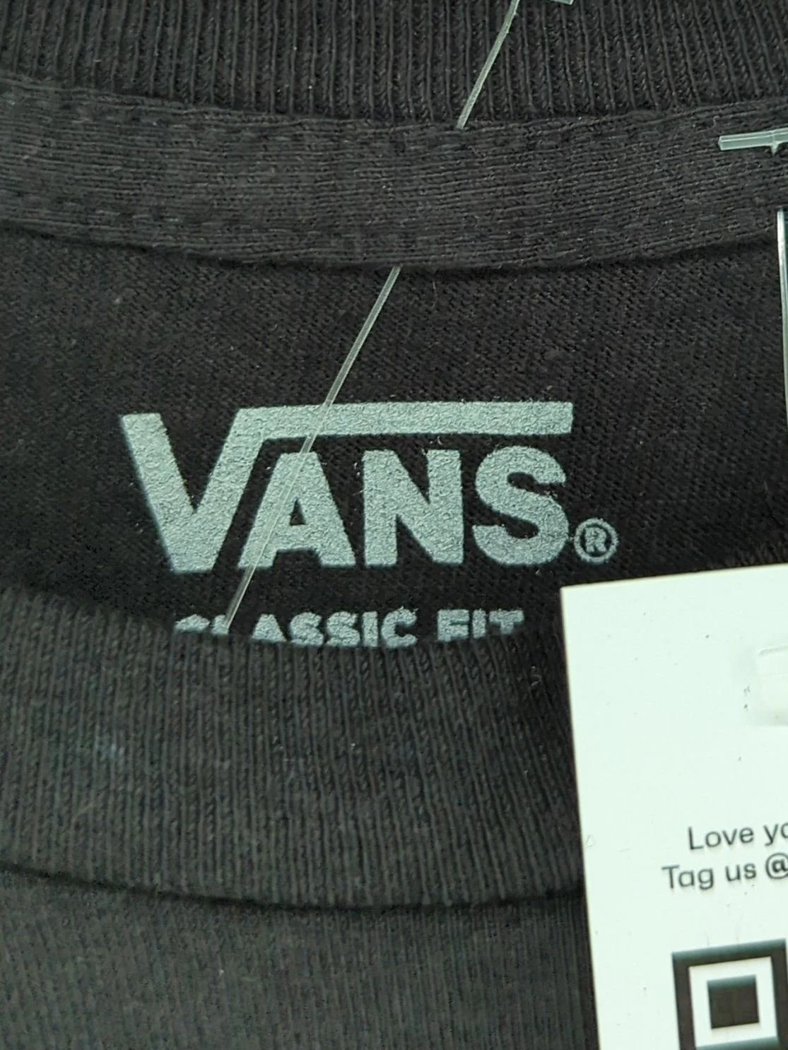 Vans Men's T-Shirt S Black Graphic 100% Cotton Basic New with tags - Image 5