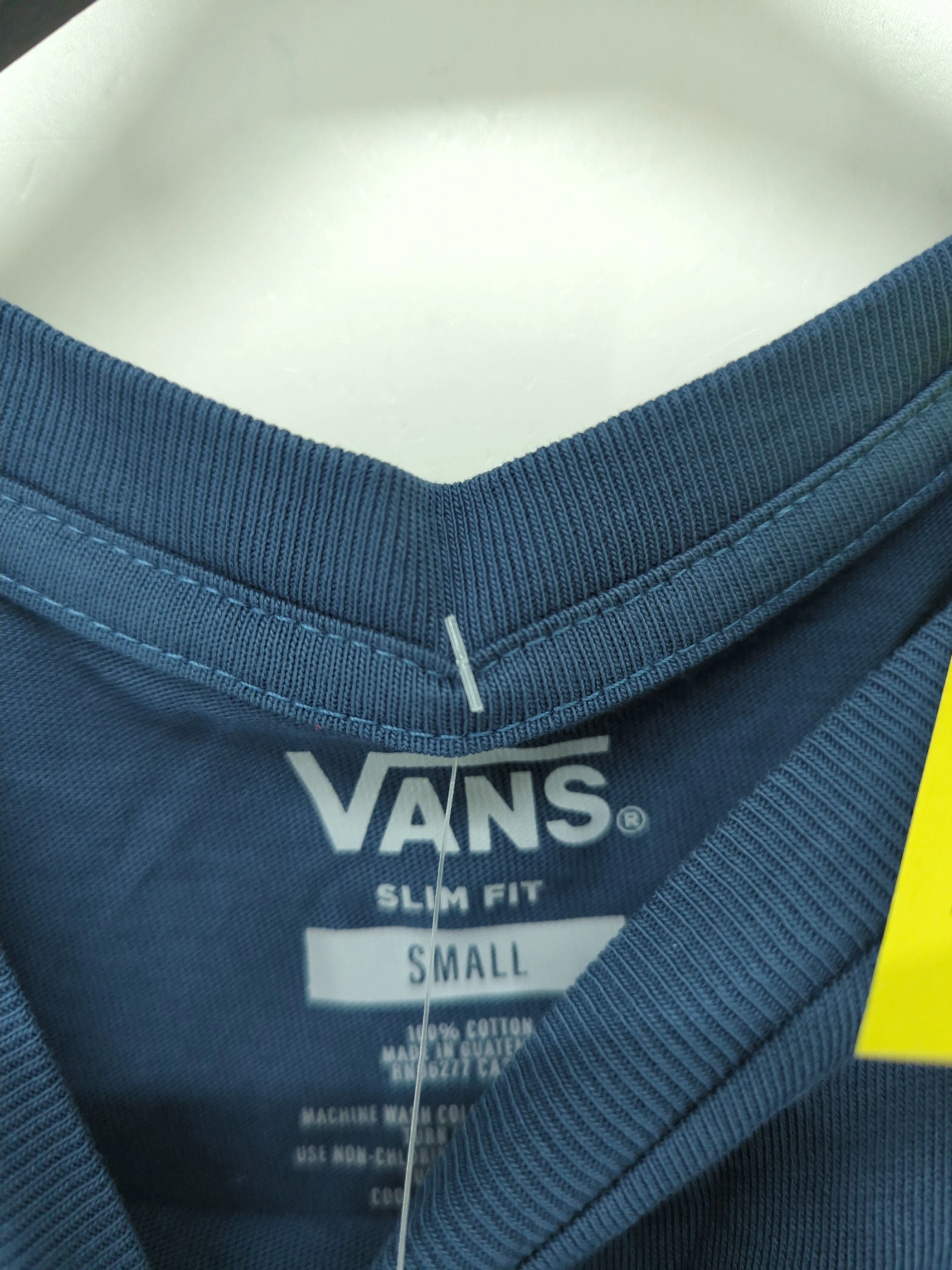Vans Men's T-Shirt S Blue Graphic 100% Cotton Basic New with tags - Image 5