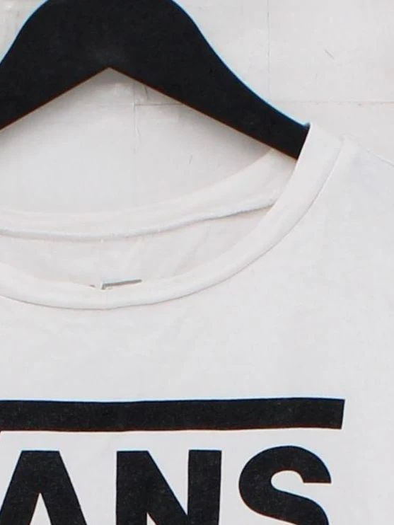 Vans Men's T-Shirt XS White Graphic 100% Other Basic - Image 3