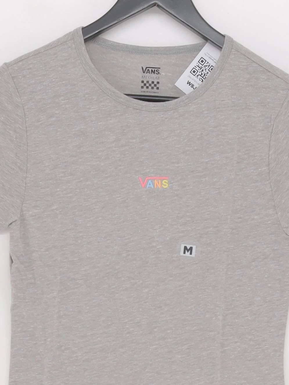 Vans Women's T-Shirt M Grey Polyester with Cotton, Viscose Basic New with tags - Image 3