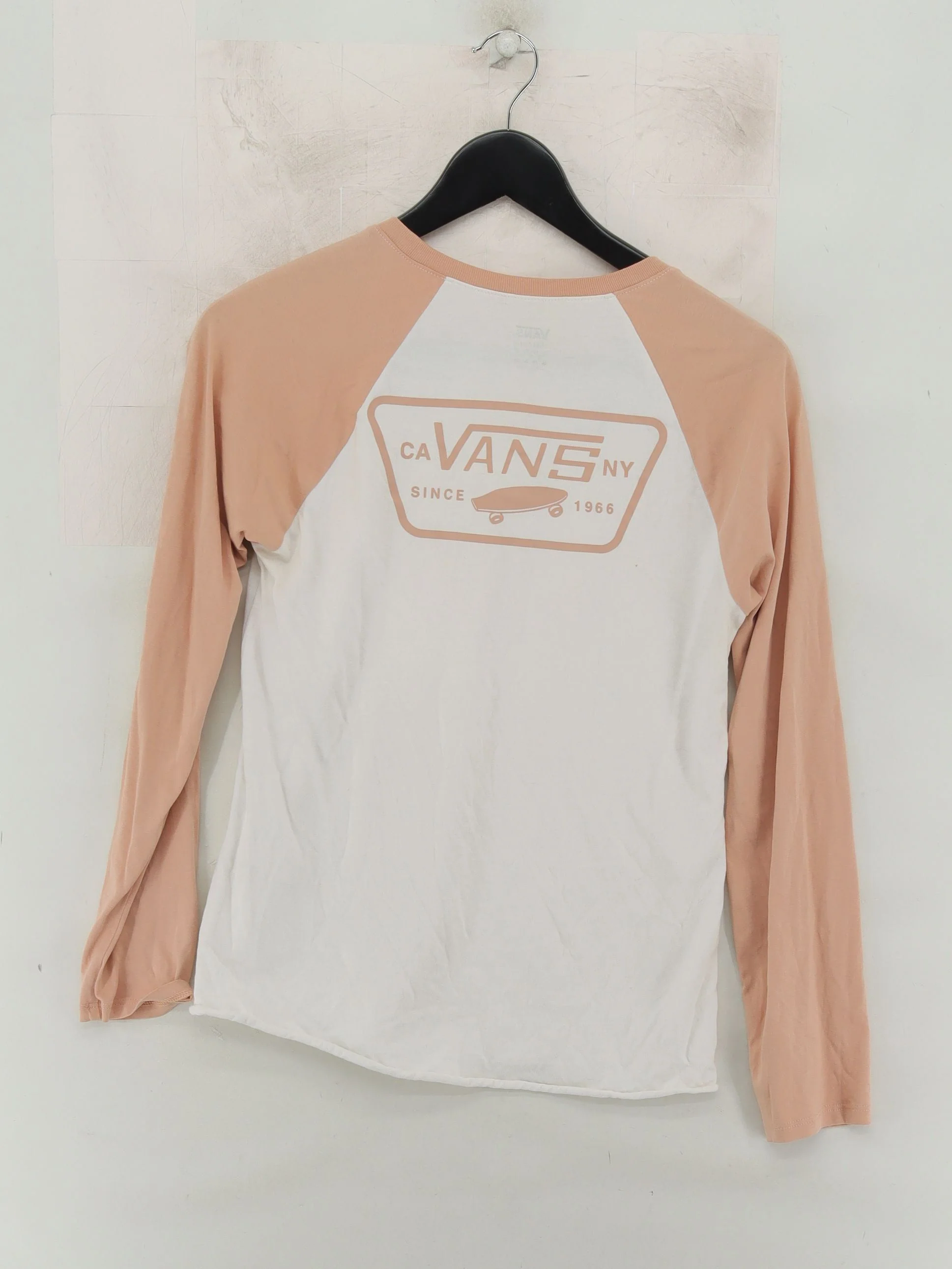 Vans Women's T-Shirt S White 100% Cotton Short Sleeve Round Neck Basic - Image 2