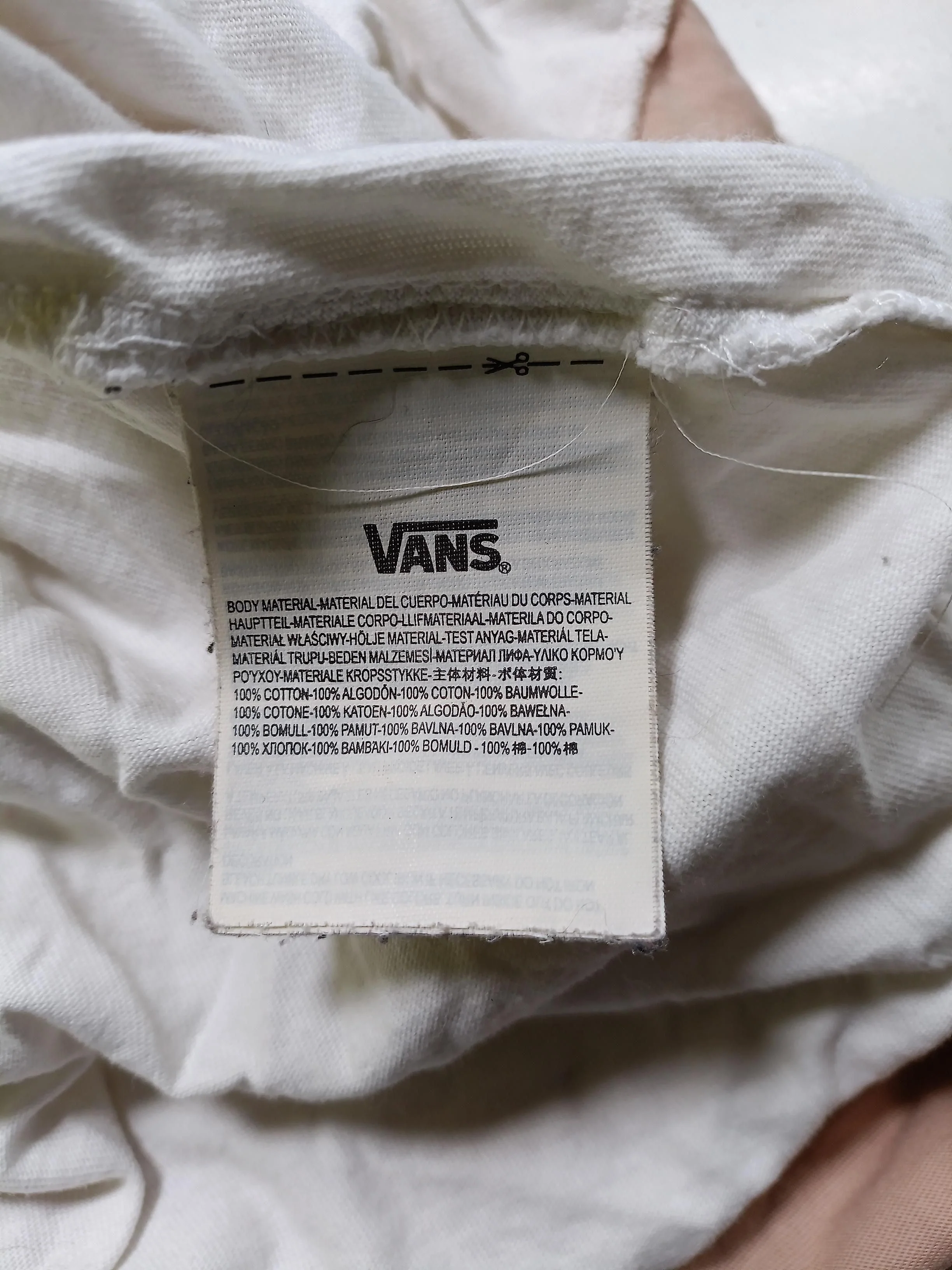 Vans Women's T-Shirt S White 100% Cotton Short Sleeve Round Neck Basic - Image 7