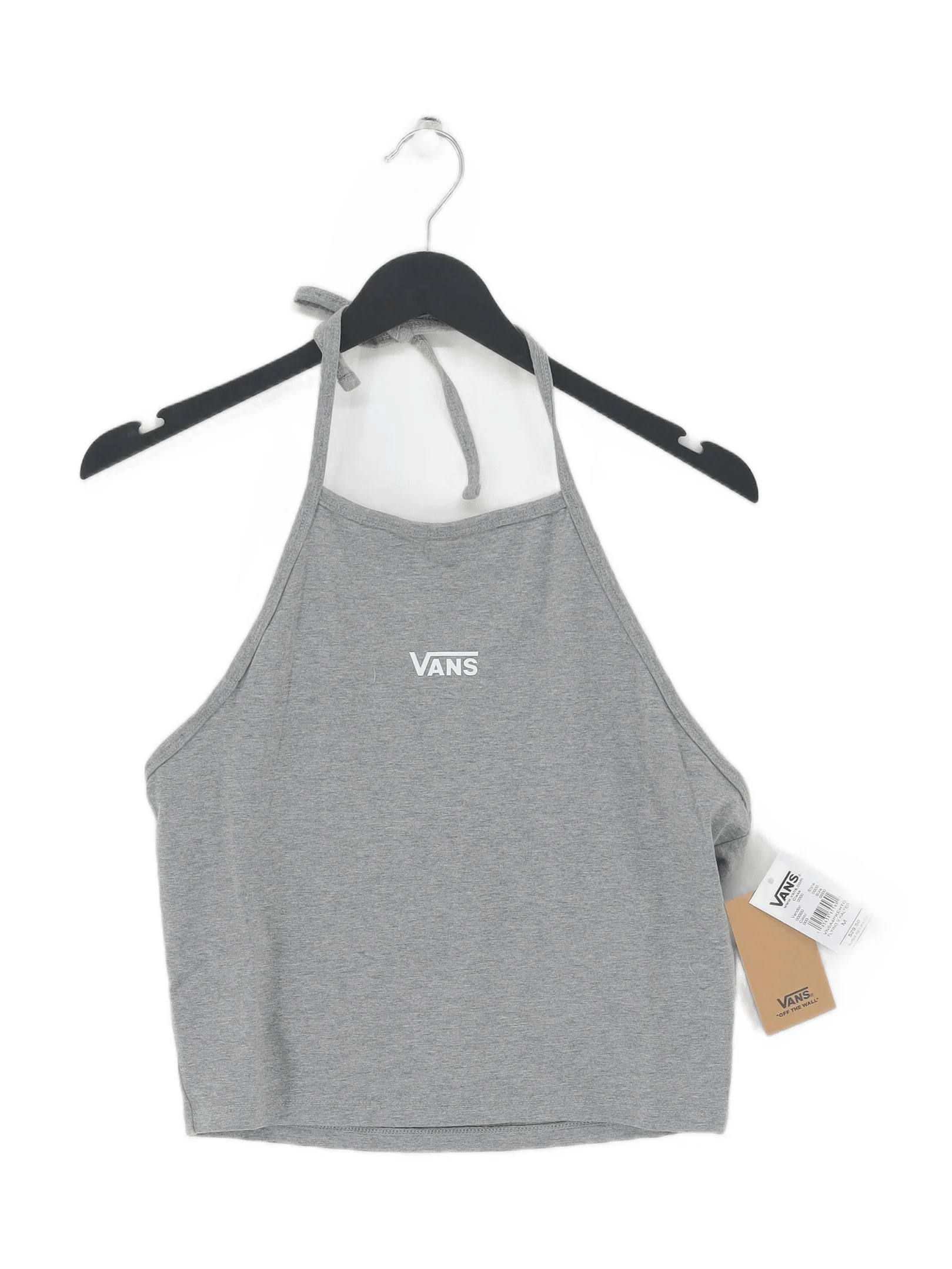 Vans Women's Top M Grey Cotton with Elastane Cropped New with tags