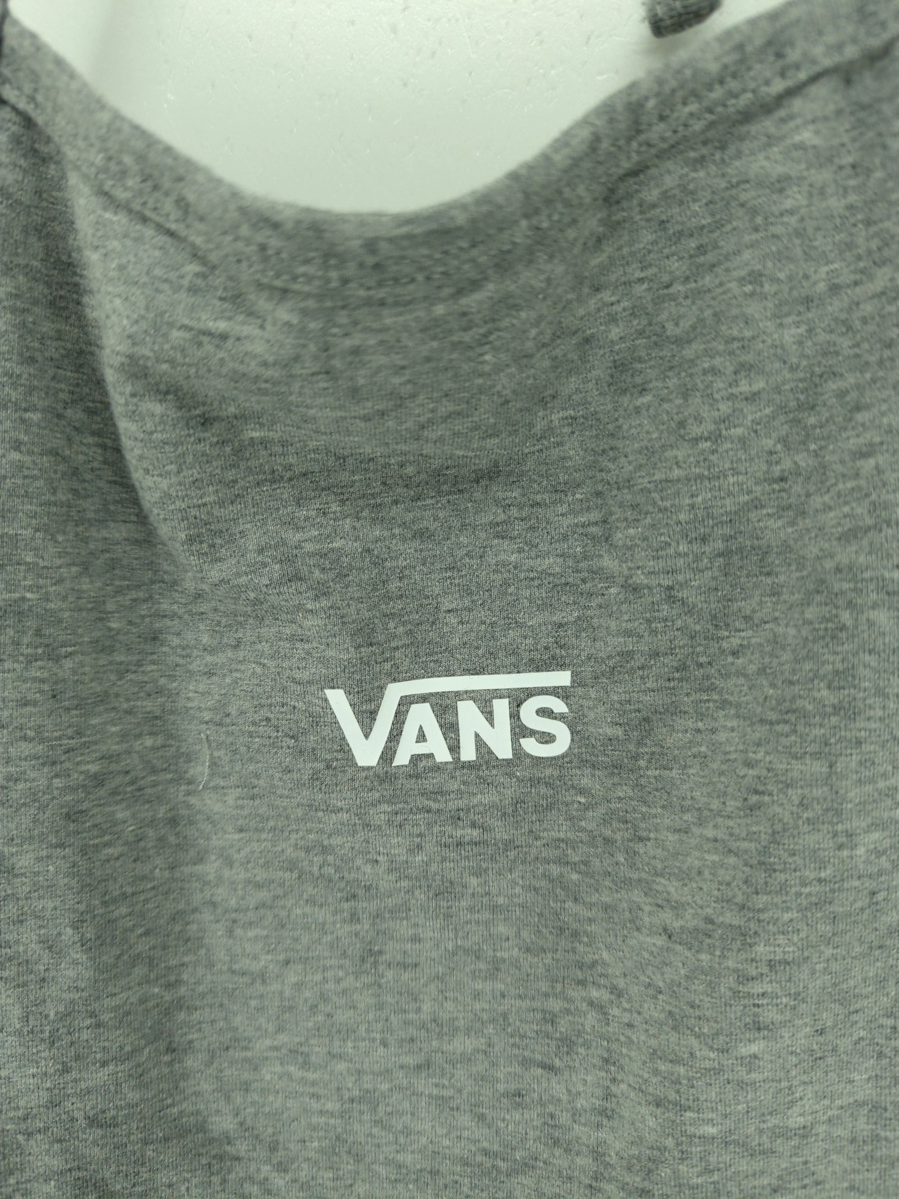Vans Women's Top M Grey Cotton with Elastane Cropped New with tags - Image 5