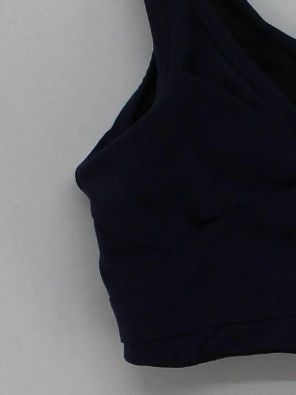 varley bikini top in blue - Image 4