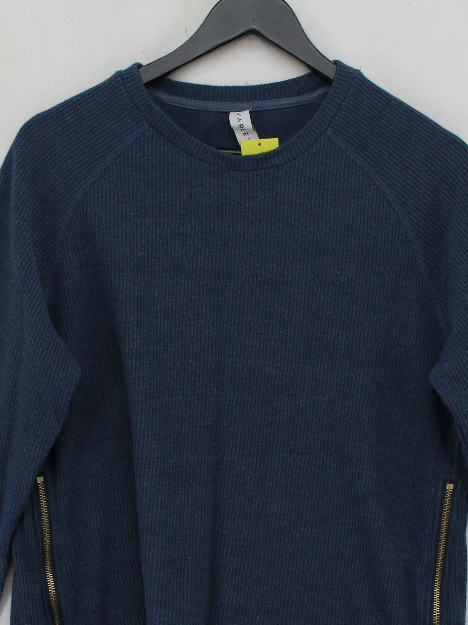 Varley Men's Hoodie M Blue Polyester with Rayon Pullover - Image 3