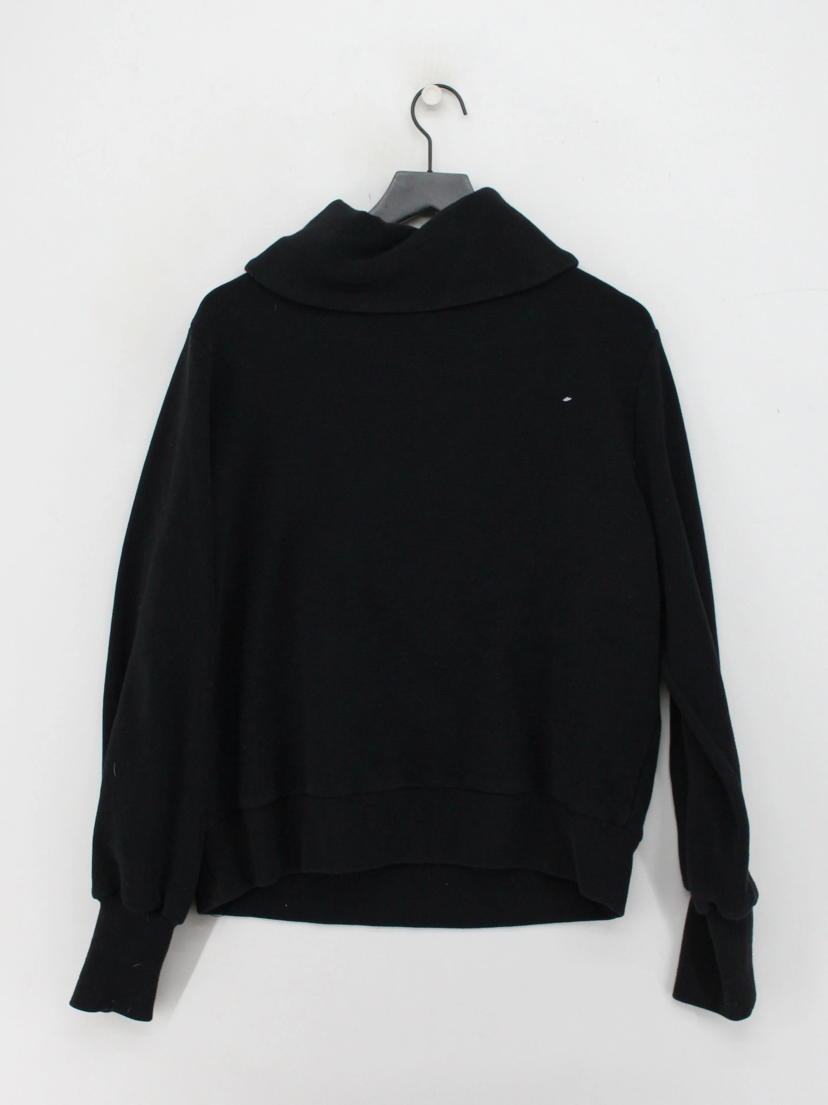 Varley Women's Hoodie L Black Cotton with Polyester, Elastane Pullover - Image 2