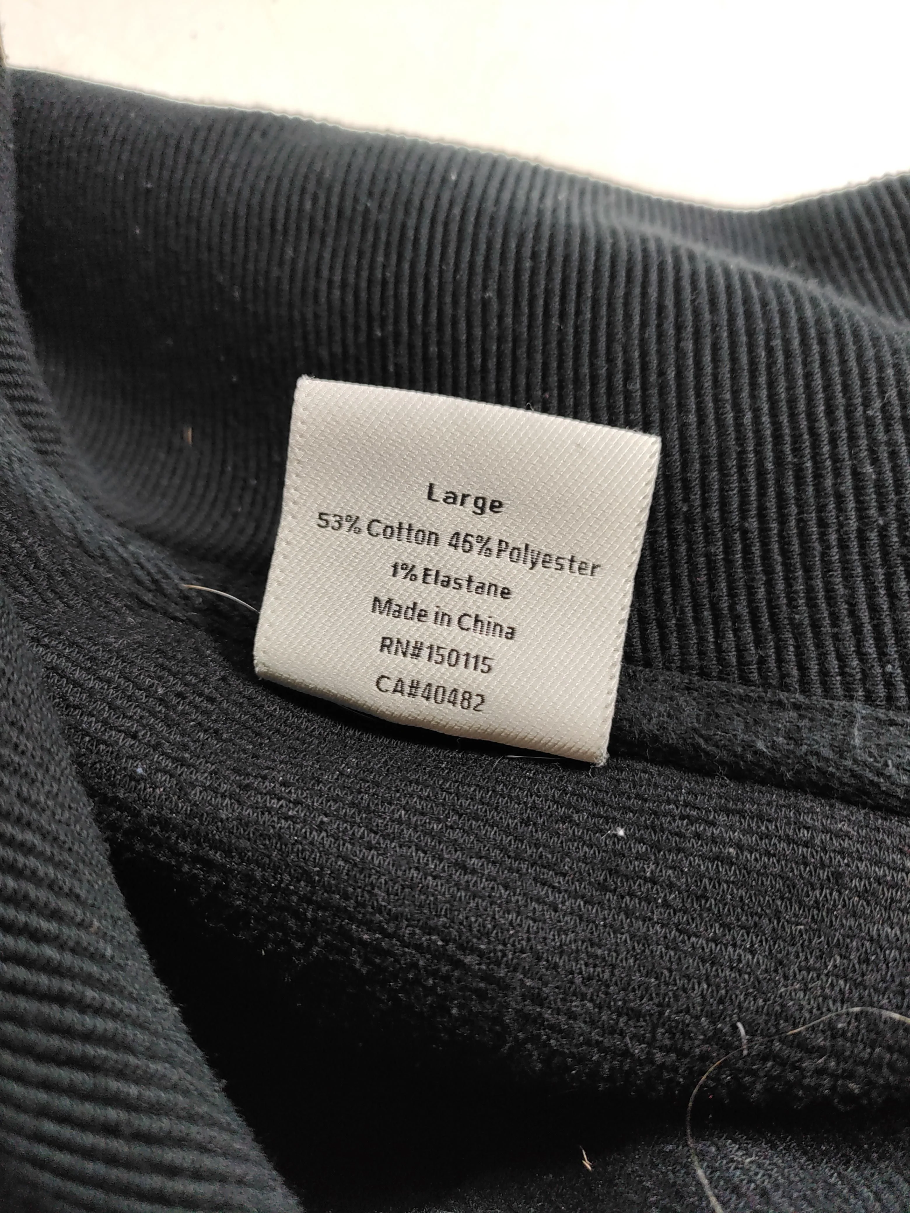 Varley Women's Hoodie L Black Cotton with Polyester, Elastane Pullover - Image 6