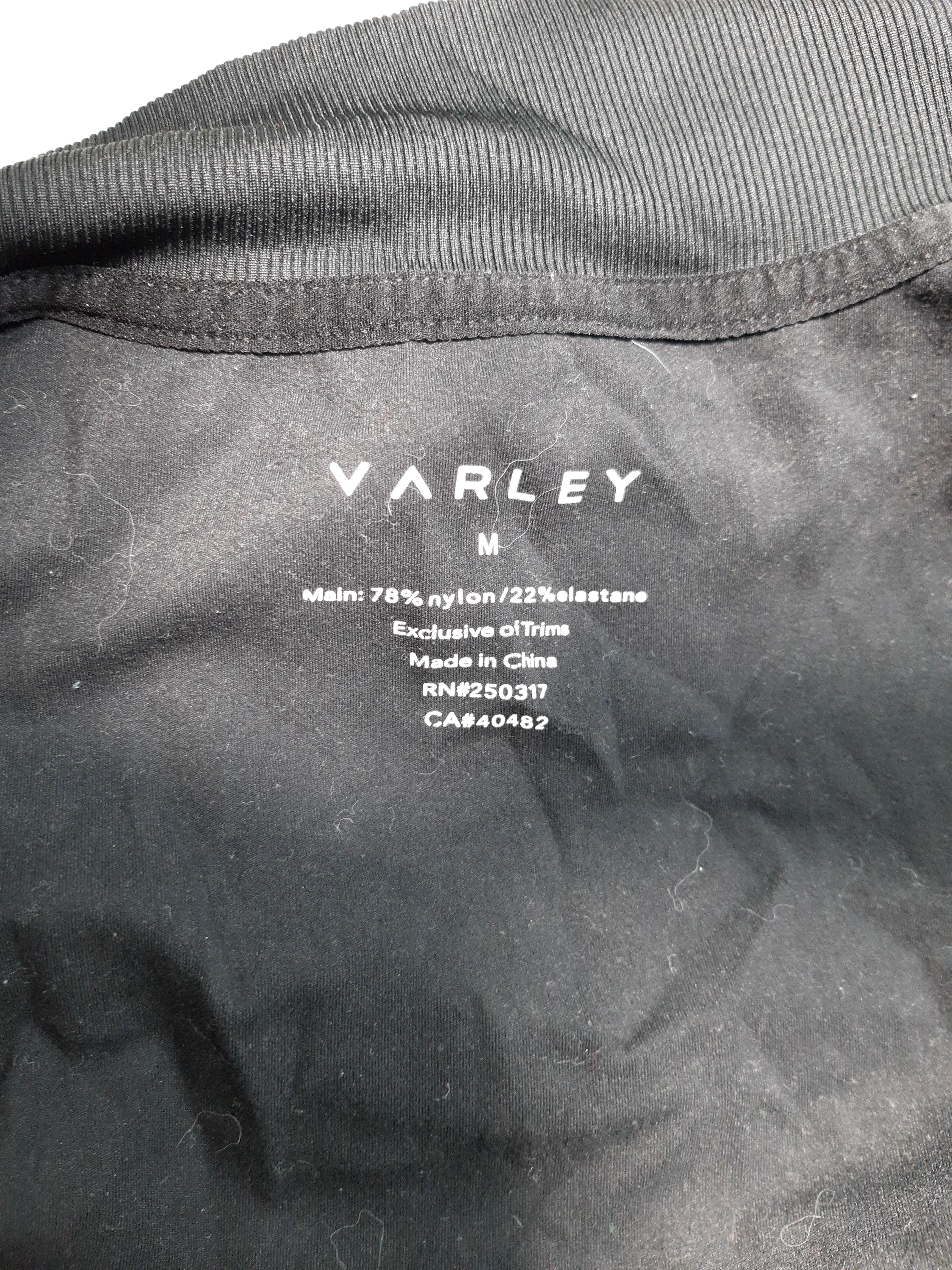 Varley Women's Hoodie M Black Nylon with Elastane Full Zip - Image 6