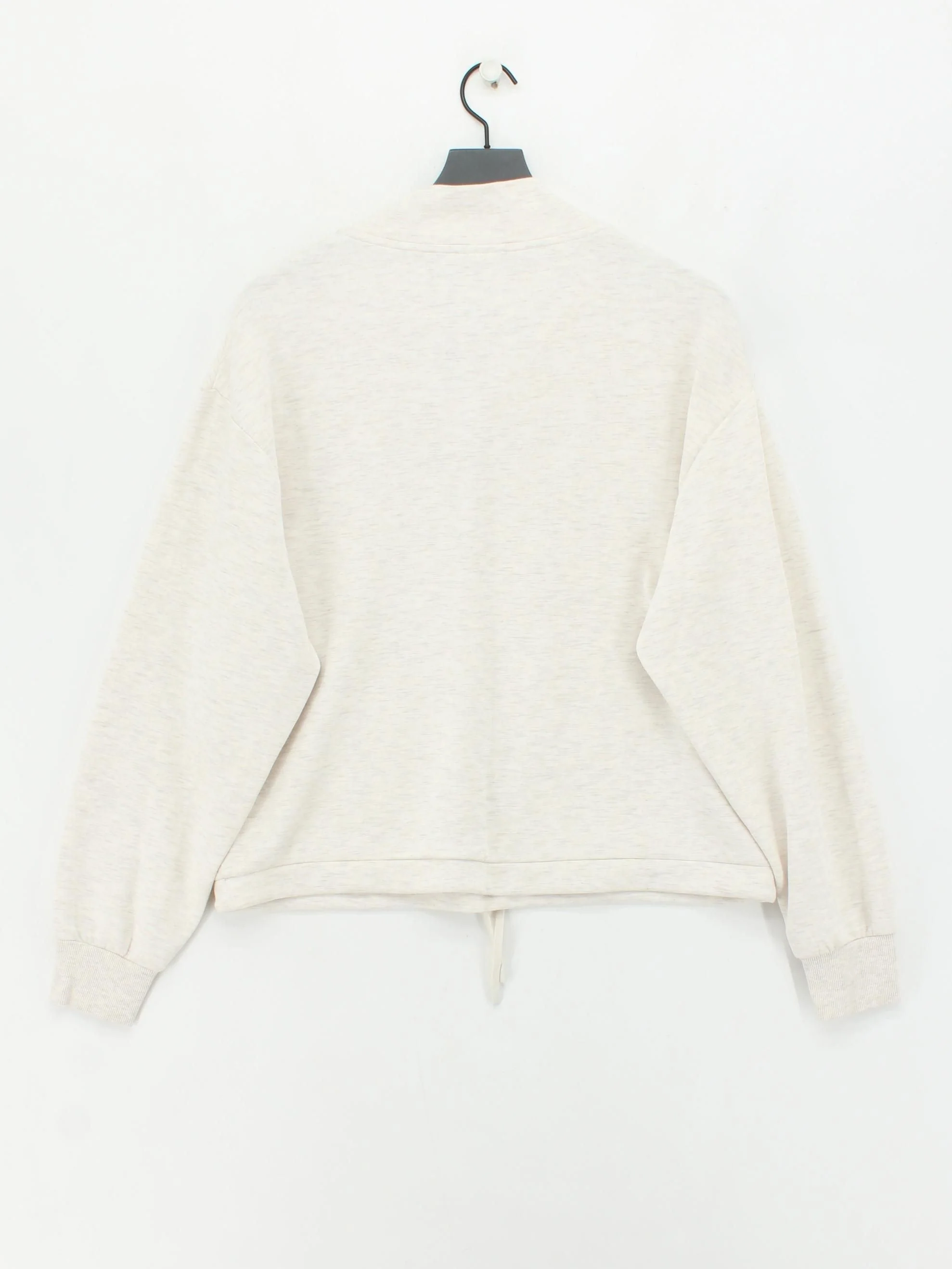 Varley Women's Hoodie XXL Cream Cotton with Polyester, Elastane Pullover - Image 2