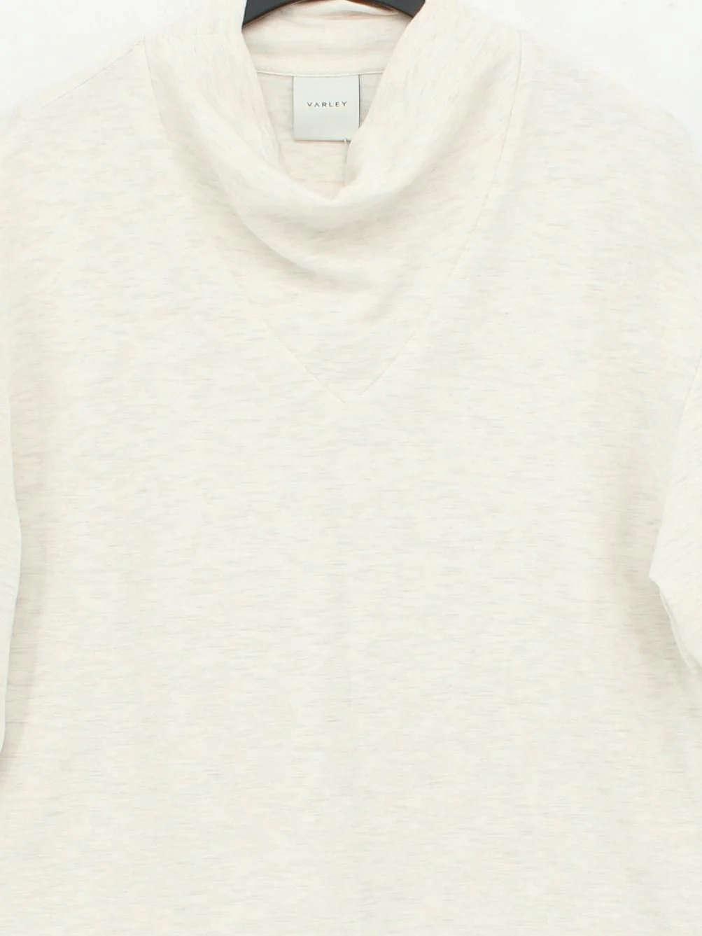 Varley Women's Hoodie XXL Cream Cotton with Polyester, Elastane Pullover - Image 3