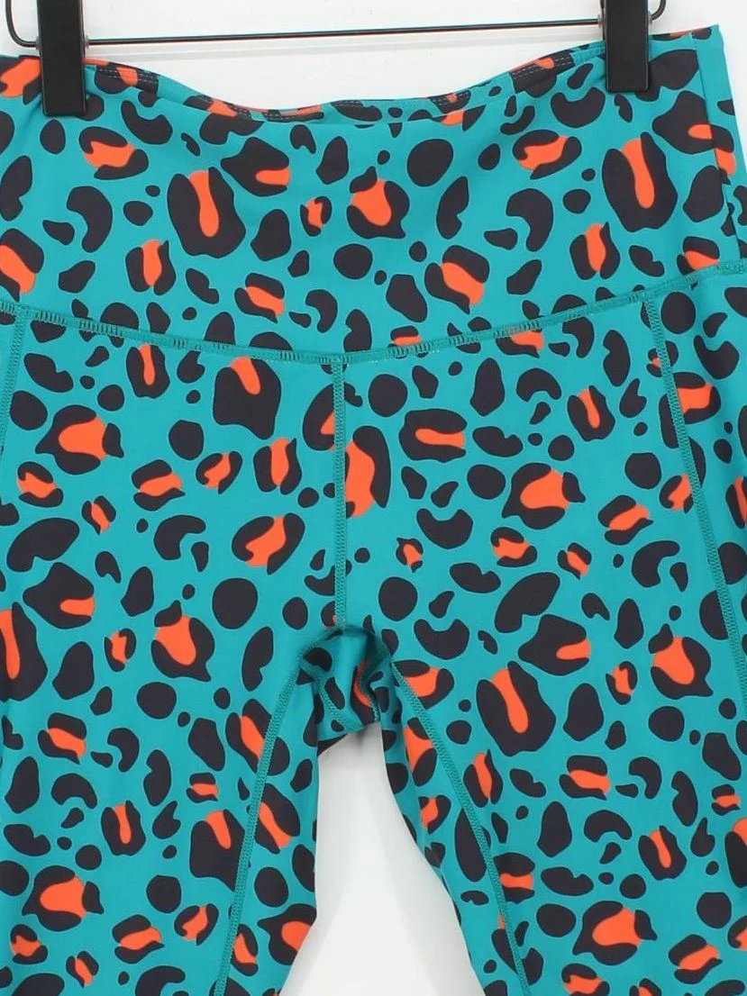 Varley Women's Leggings XL Multi Animal Print Polyester with Spandex Full length - Image 3