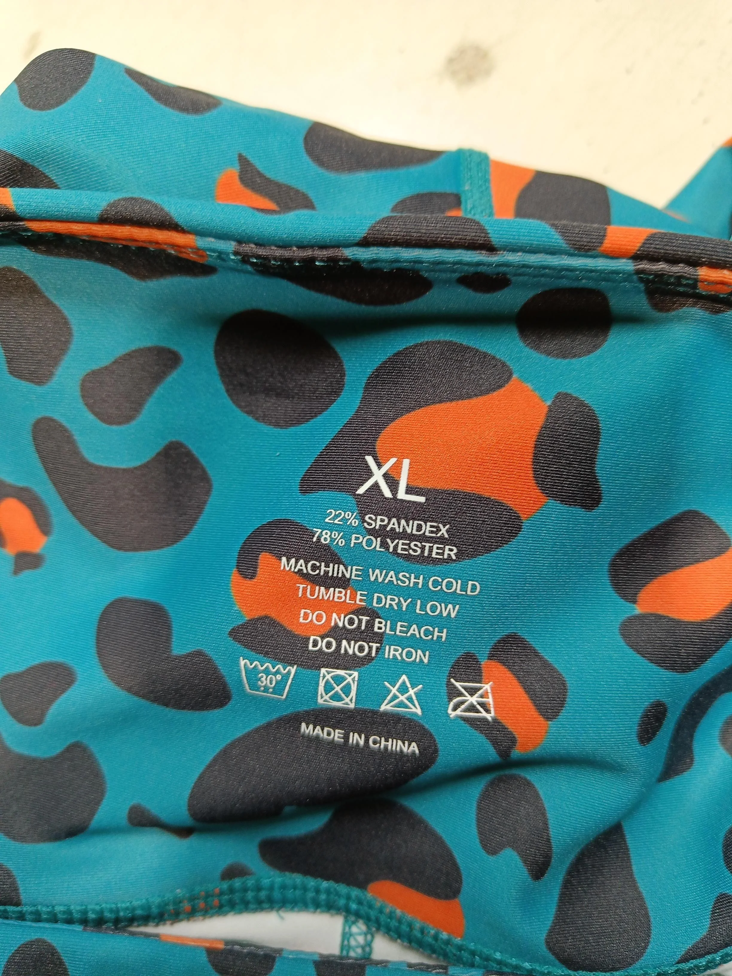 Varley Women's Leggings XL Multi Animal Print Polyester with Spandex Full length - Image 6