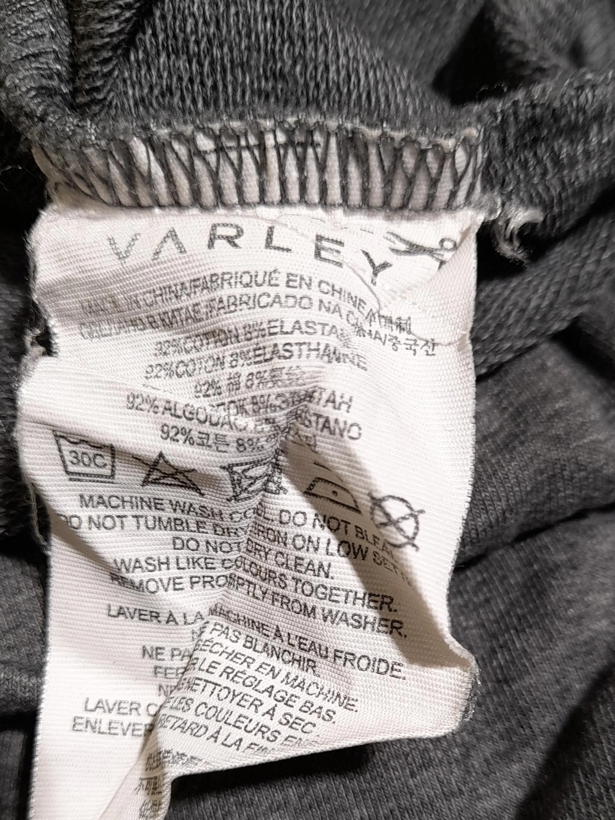 Varley Women's Sports Bottoms W 29 in Grey Cotton with Elastane Sweatpants - Image 7