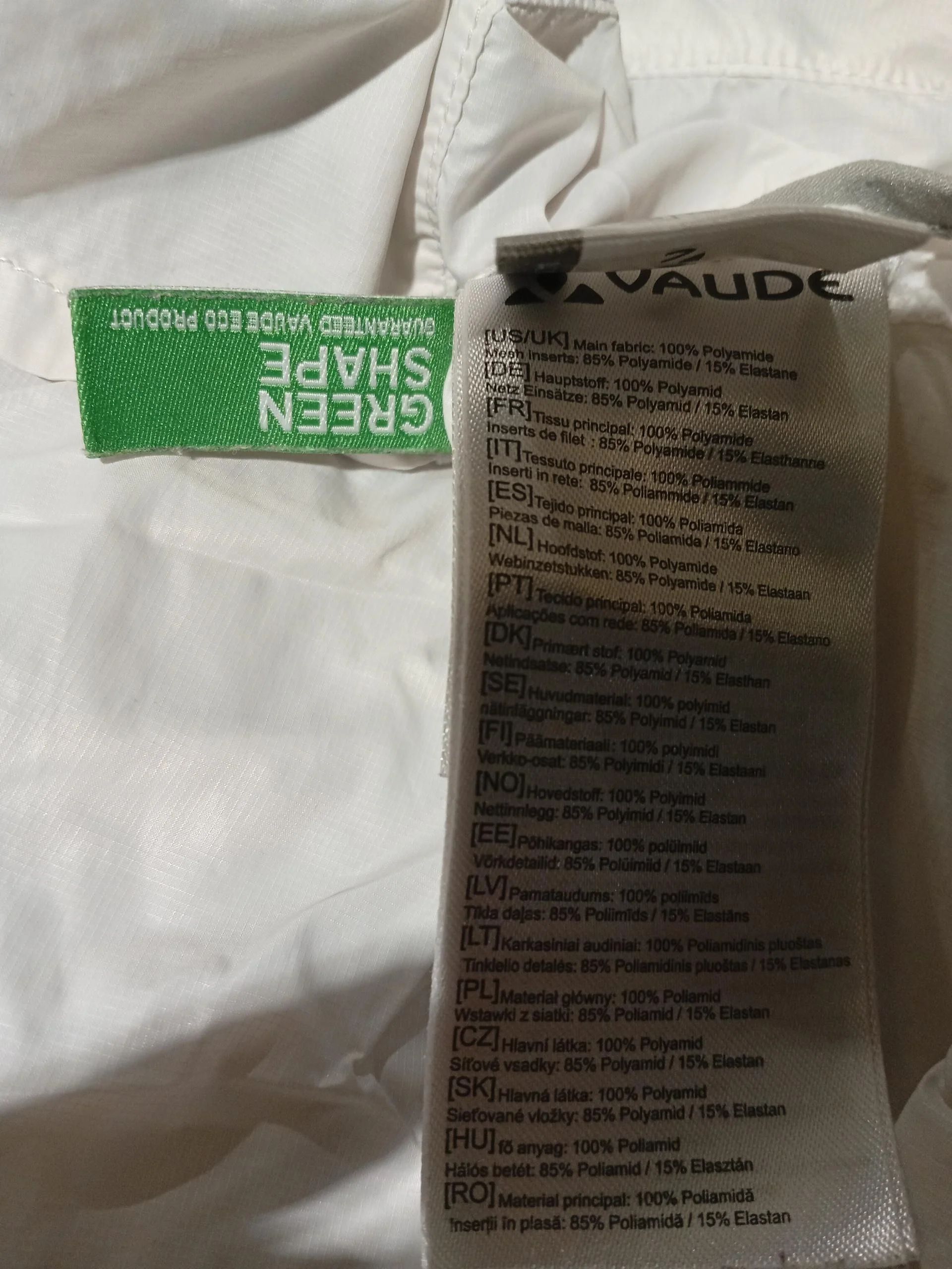Vaude Women's Coat XS Cream Polyamide with Elastane Overcoat - Image 6
