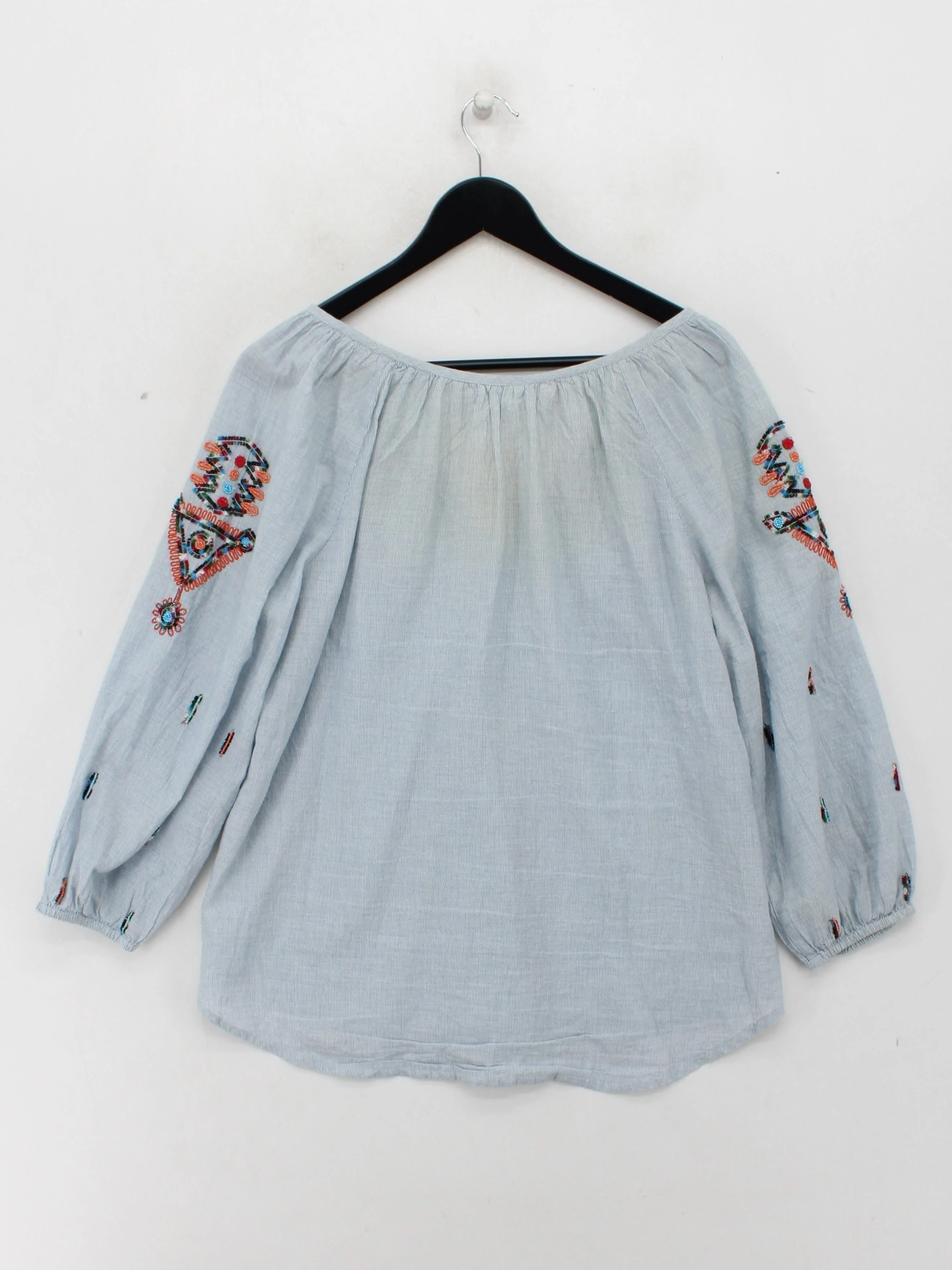 Velvet By Graham & Spencer Women's Blouse M Blue 100% Other Basic - Image 2