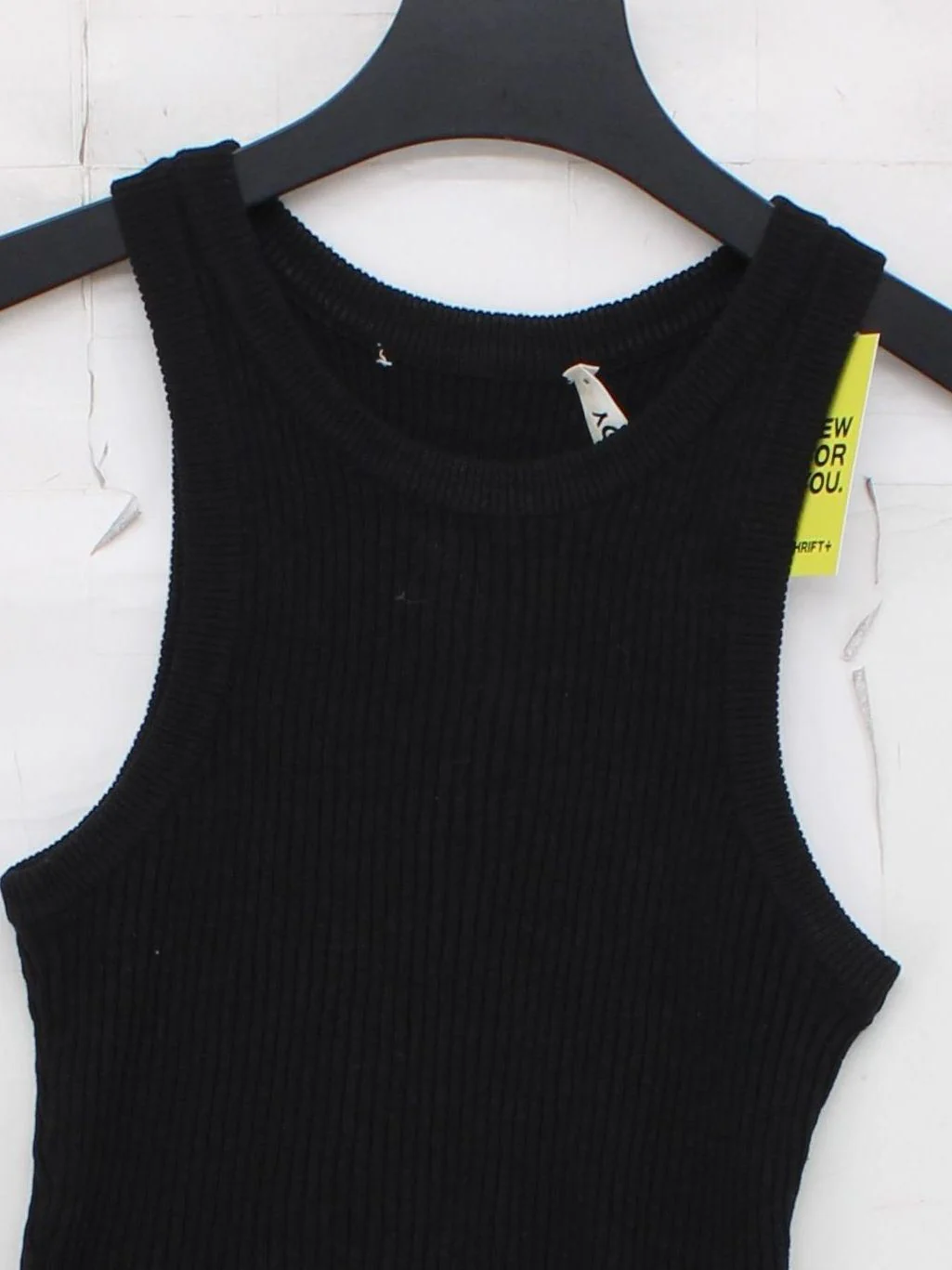 Venroy Women's T-Shirt S Black 100% Linen Sleeveless Round Neck Basic - Image 3