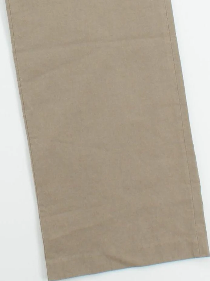 Ventilo La Colline Women's Trousers UK 14 Tan Linen with Cotton Straight Chino - Image 4