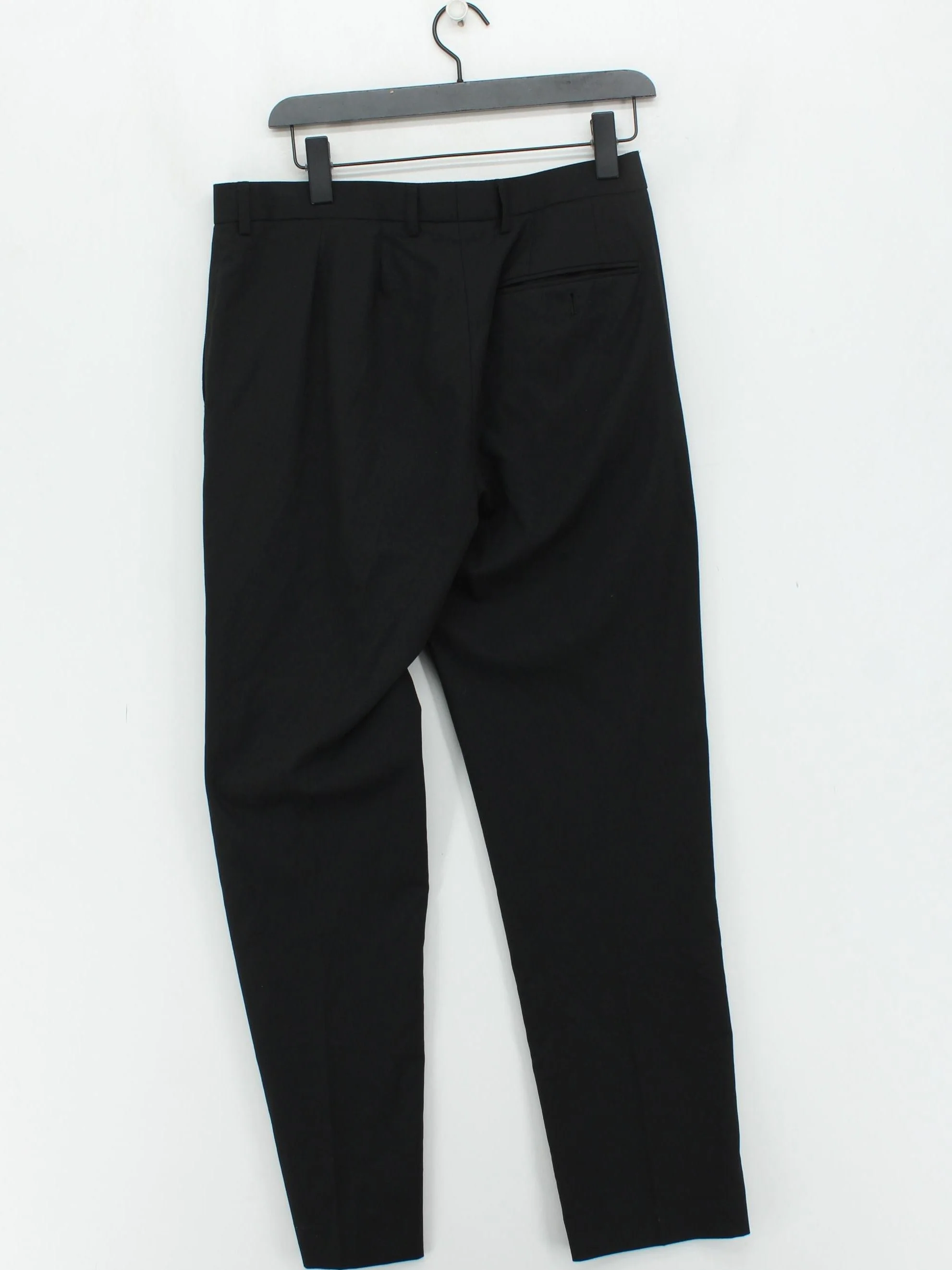 Ventura Men's Suit Trousers W 34 in Black Polyester - Image 2