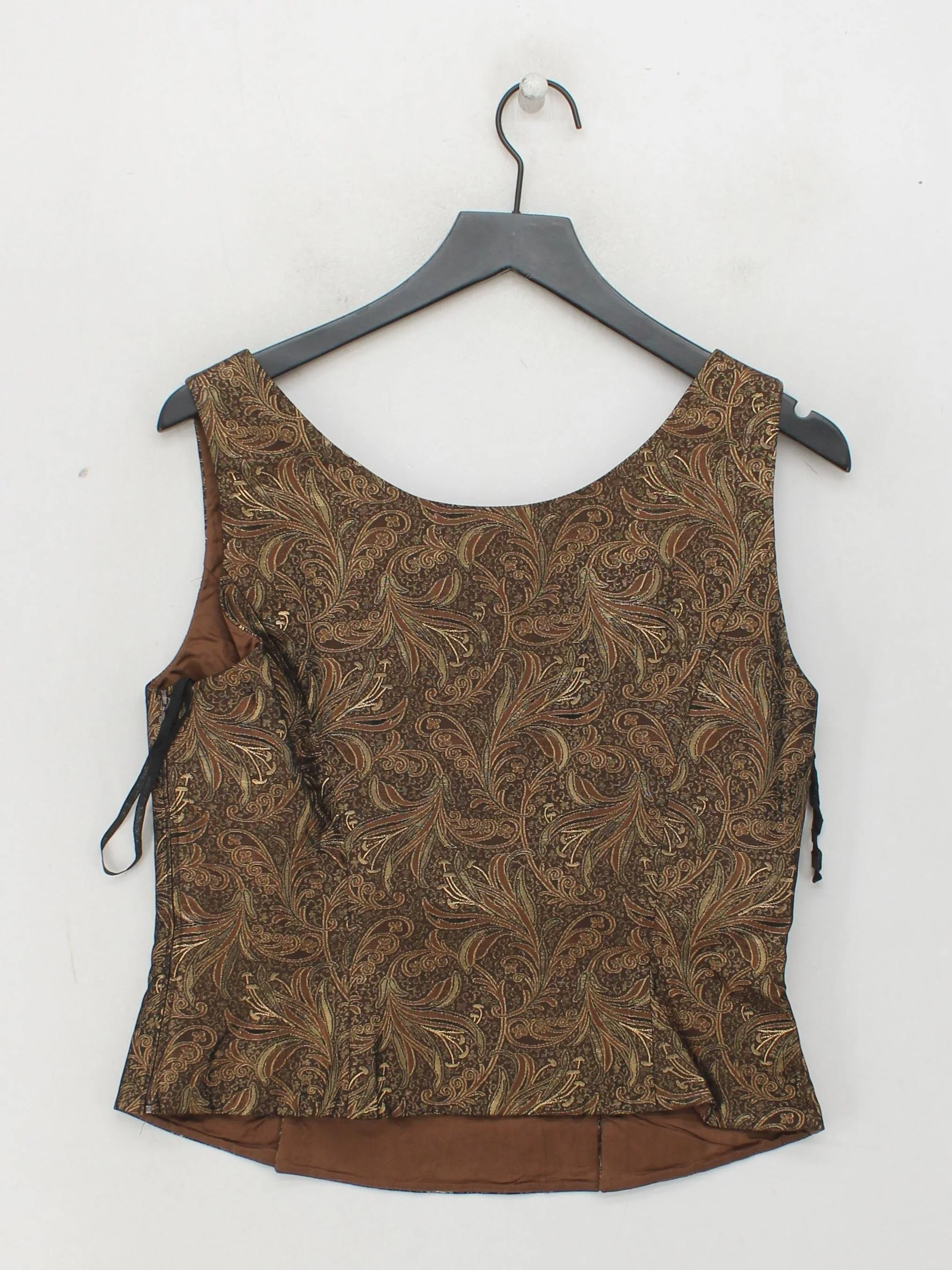 Vera Mont Women's Top UK 14 Brown Acetate with Other Basic - Image 2