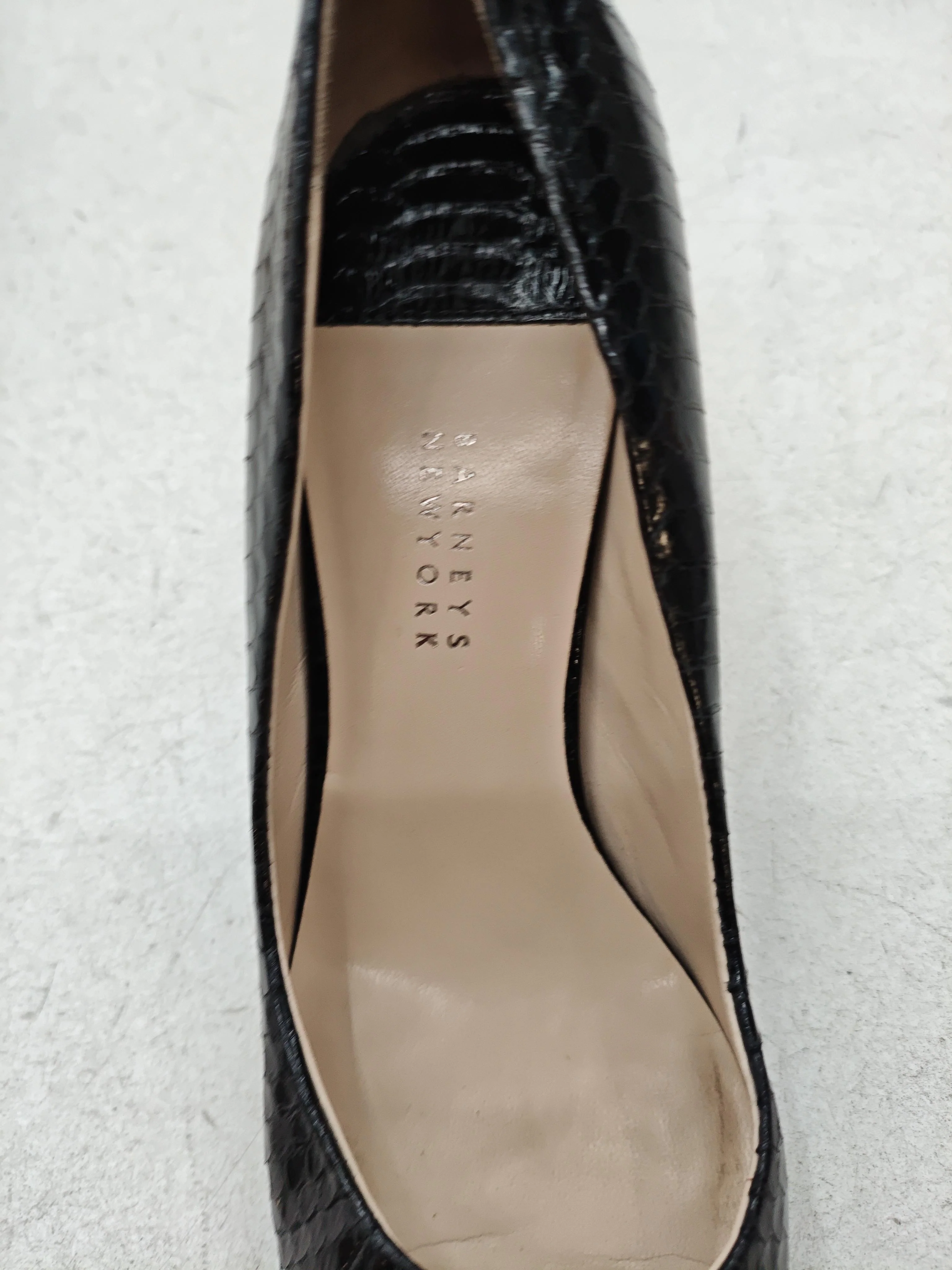 Vero Cuoio Women's Heels UK 4.5 Black Animal Print 100% Leather Court - Image 6