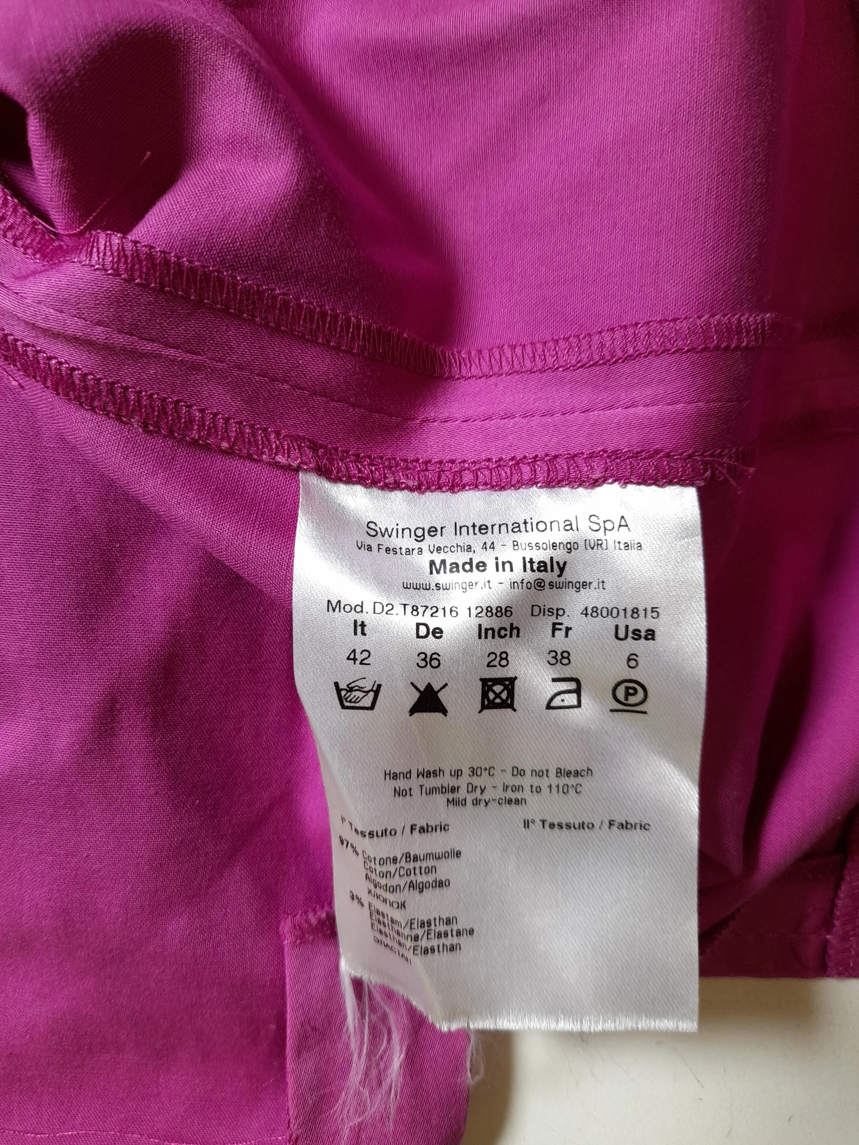 Versace Mini Dress UK10 in Pink - Image 6