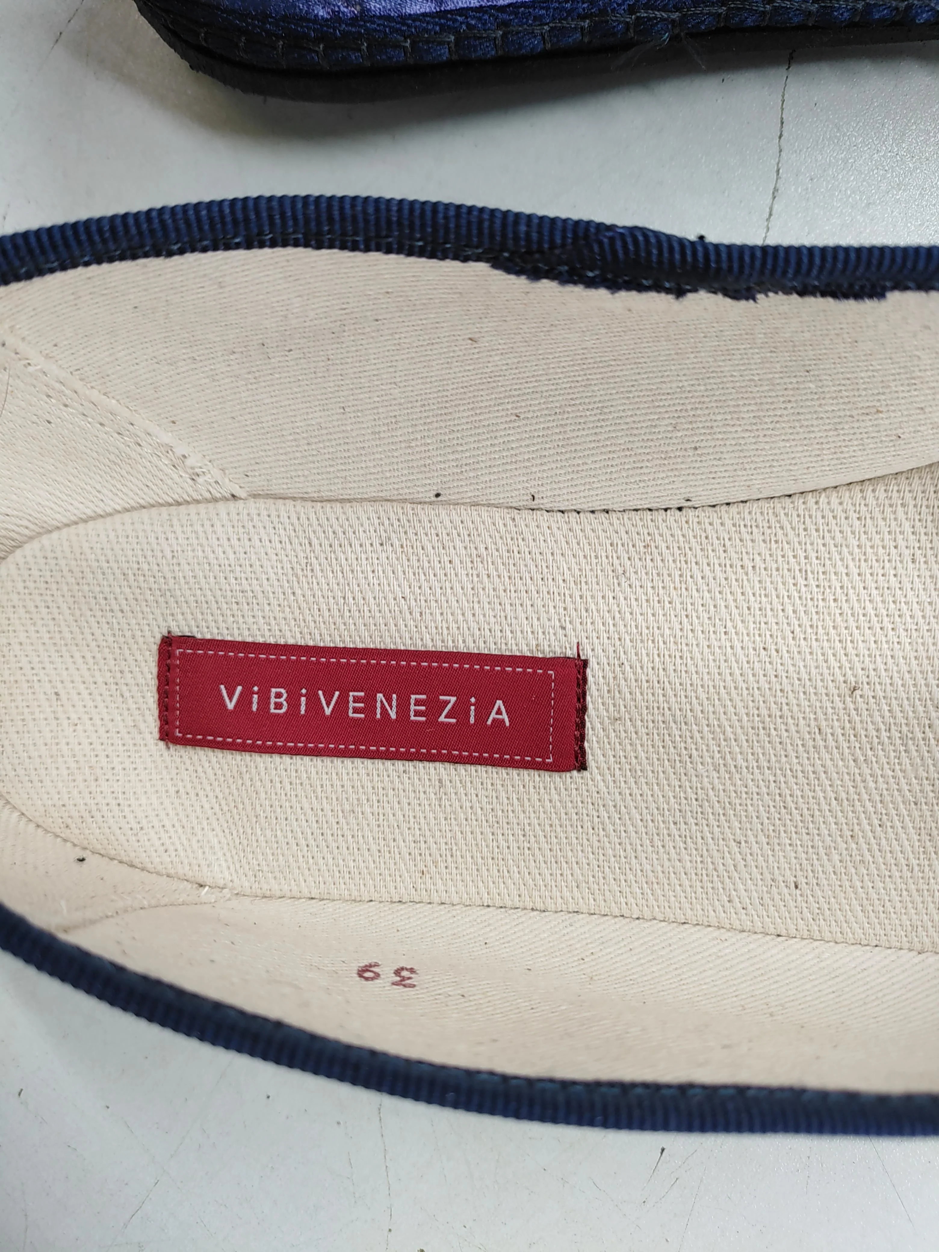 Vibi Venezia Women's Flat Shoes UK 6 Blue 100% Other Loafer - Image 8