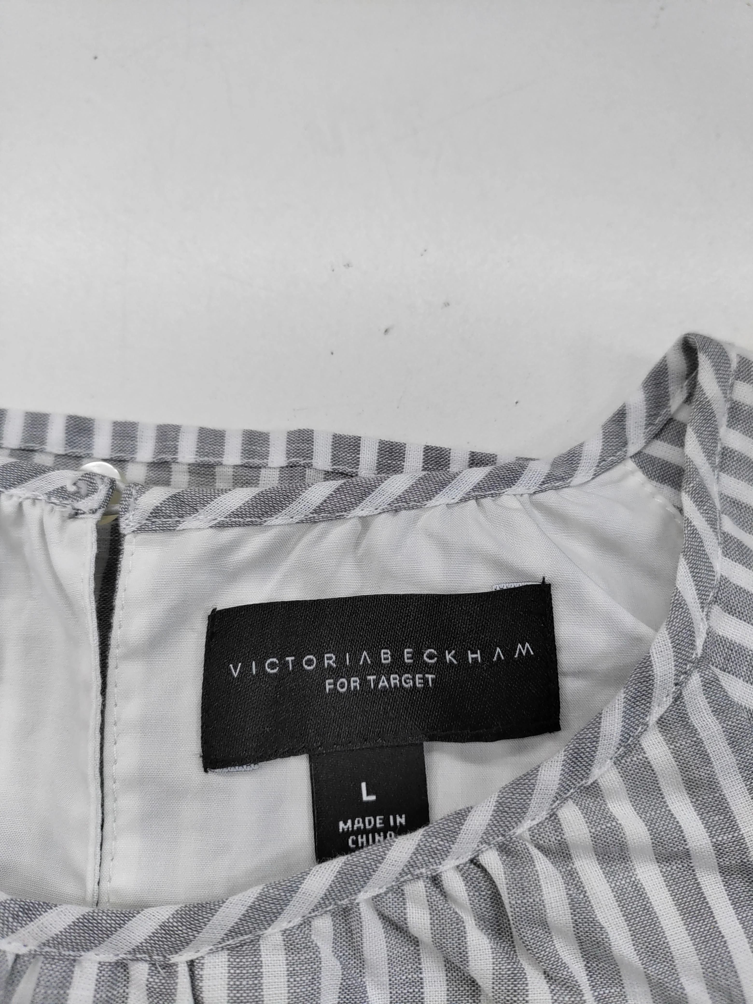 Victoria Beckham T-Shirt Mini Dress L in Grey - Image 5