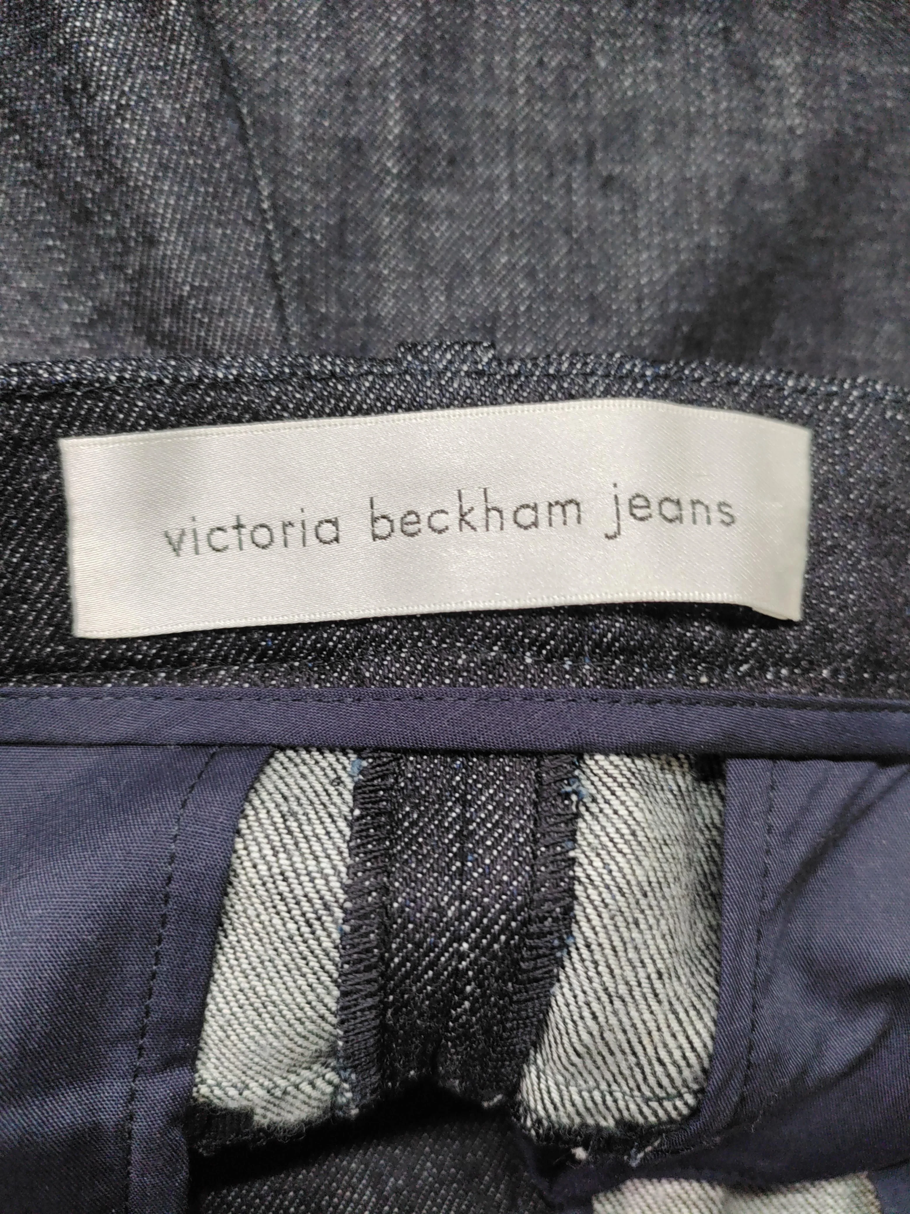 Victoria Beckham Women's Shorts UK 8 Blue 100% Cotton Cut-Off - Image 5