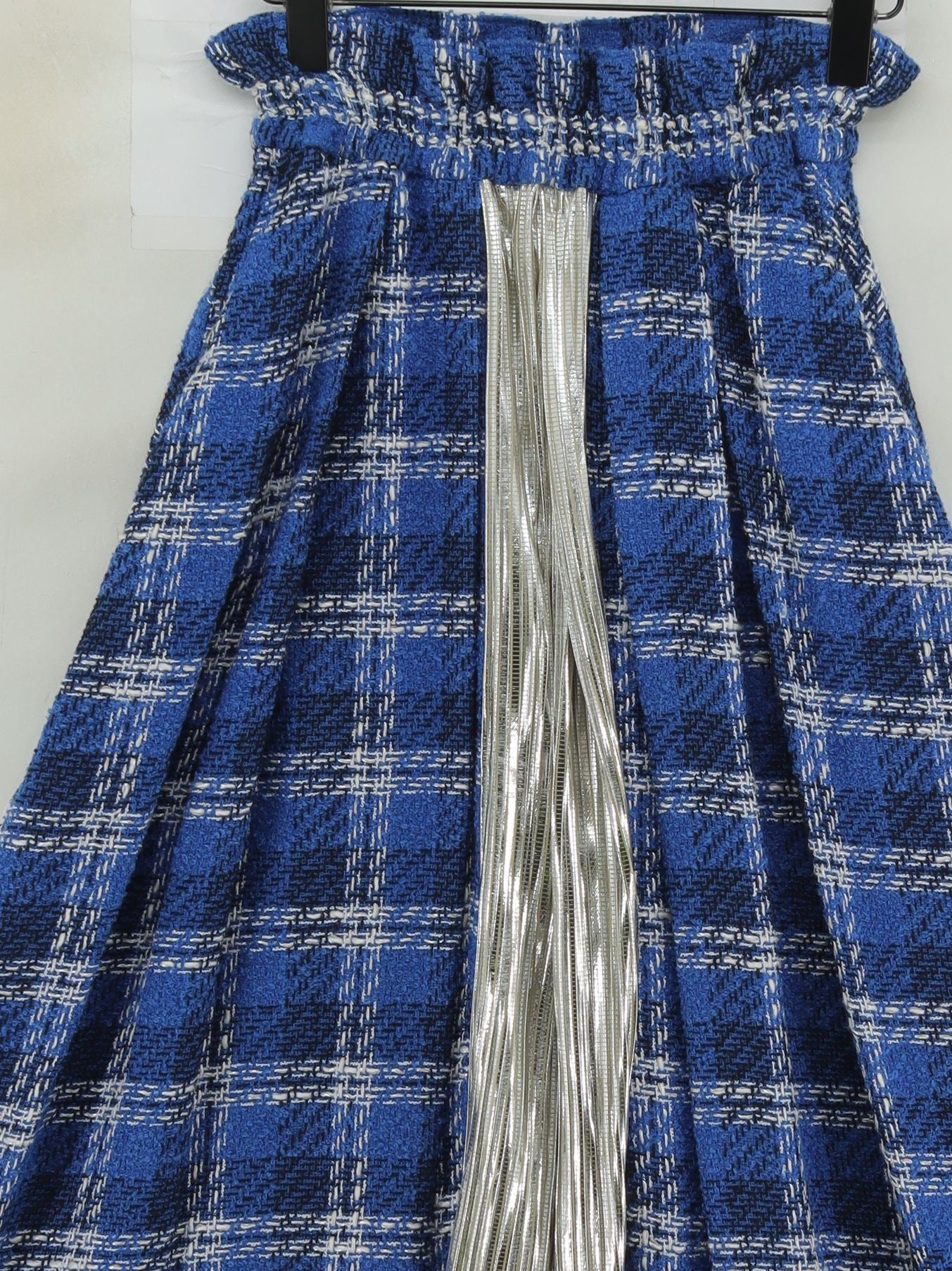 Victoria / Tomas Women's Midi Skirt UK 10 Blue Wool - Image 3