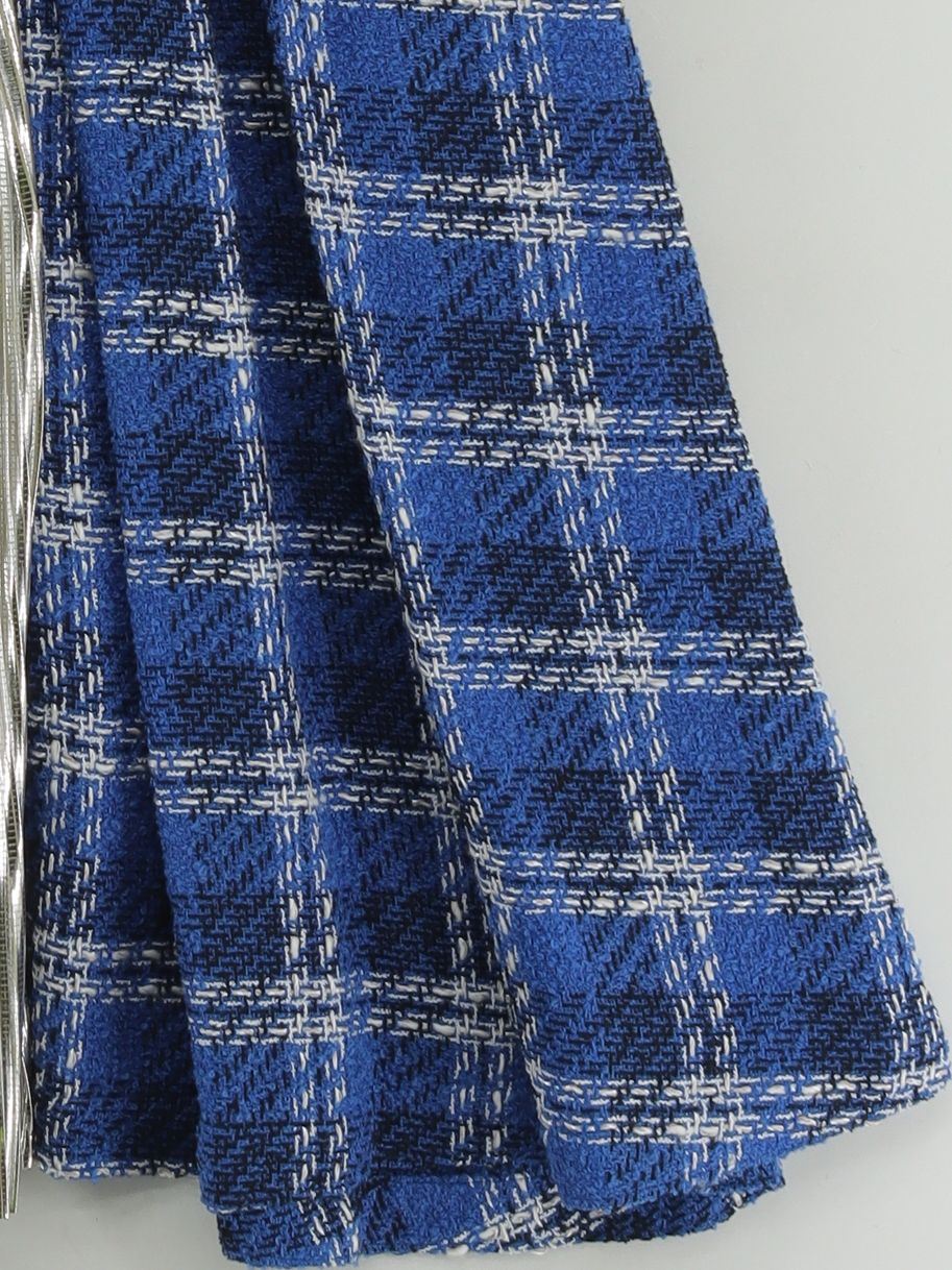 Victoria / Tomas Women's Midi Skirt UK 10 Blue Wool - Image 4