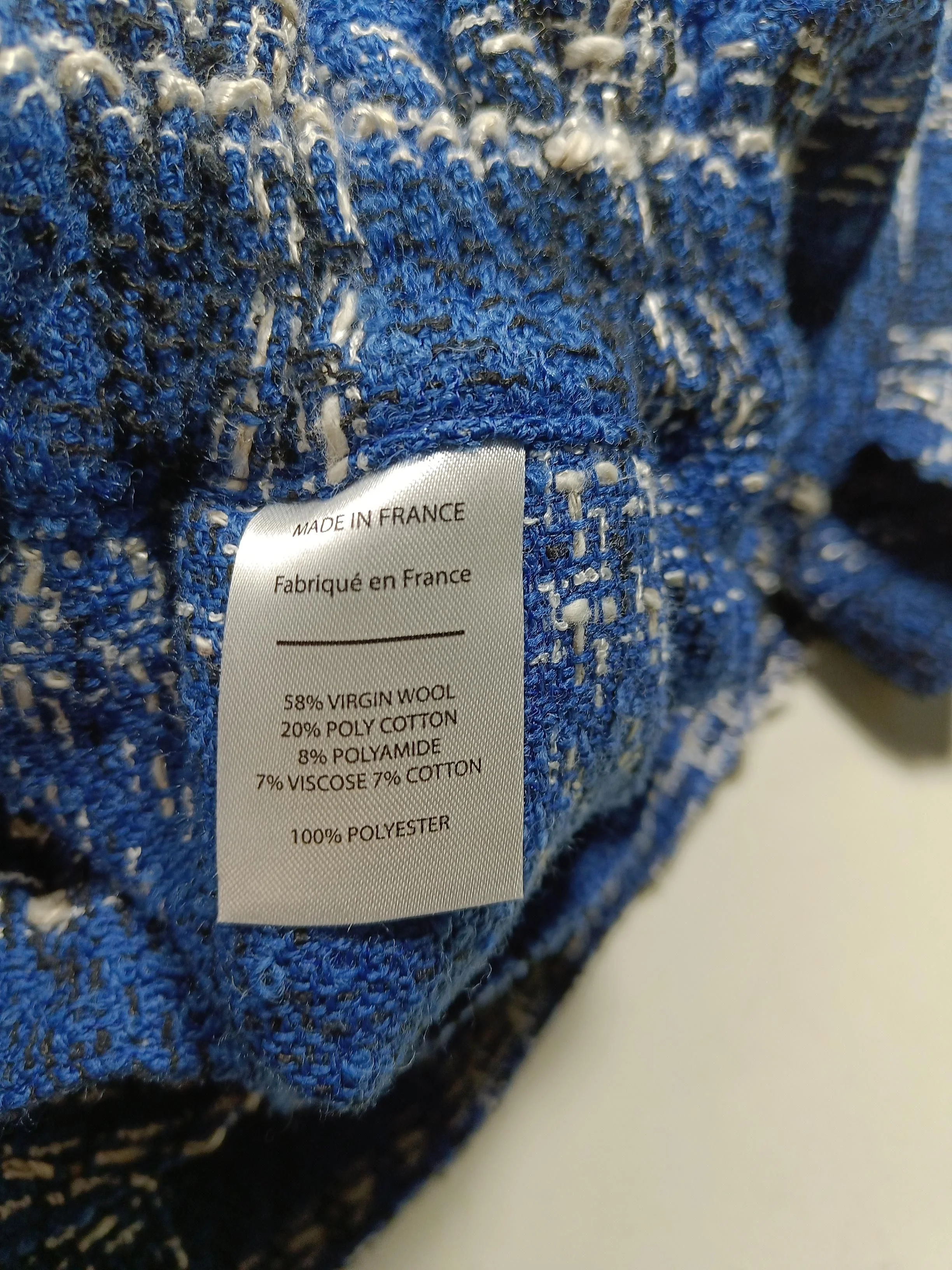 Victoria / Tomas Women's Midi Skirt UK 10 Blue Wool - Image 6