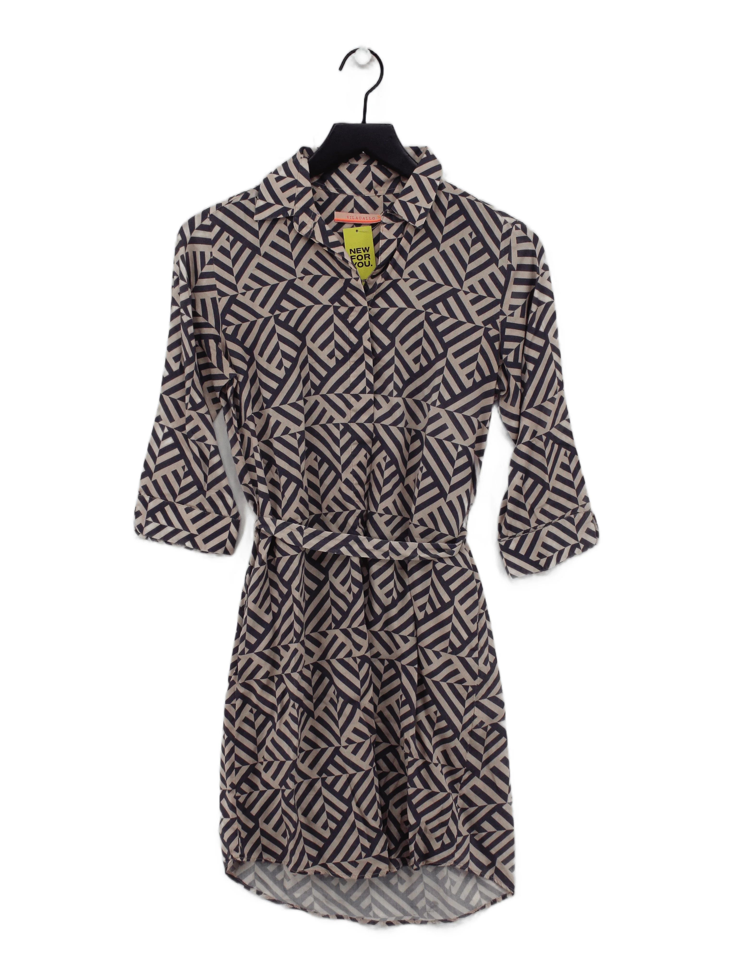 vilagallo Shirt Mini Dress M in Blue