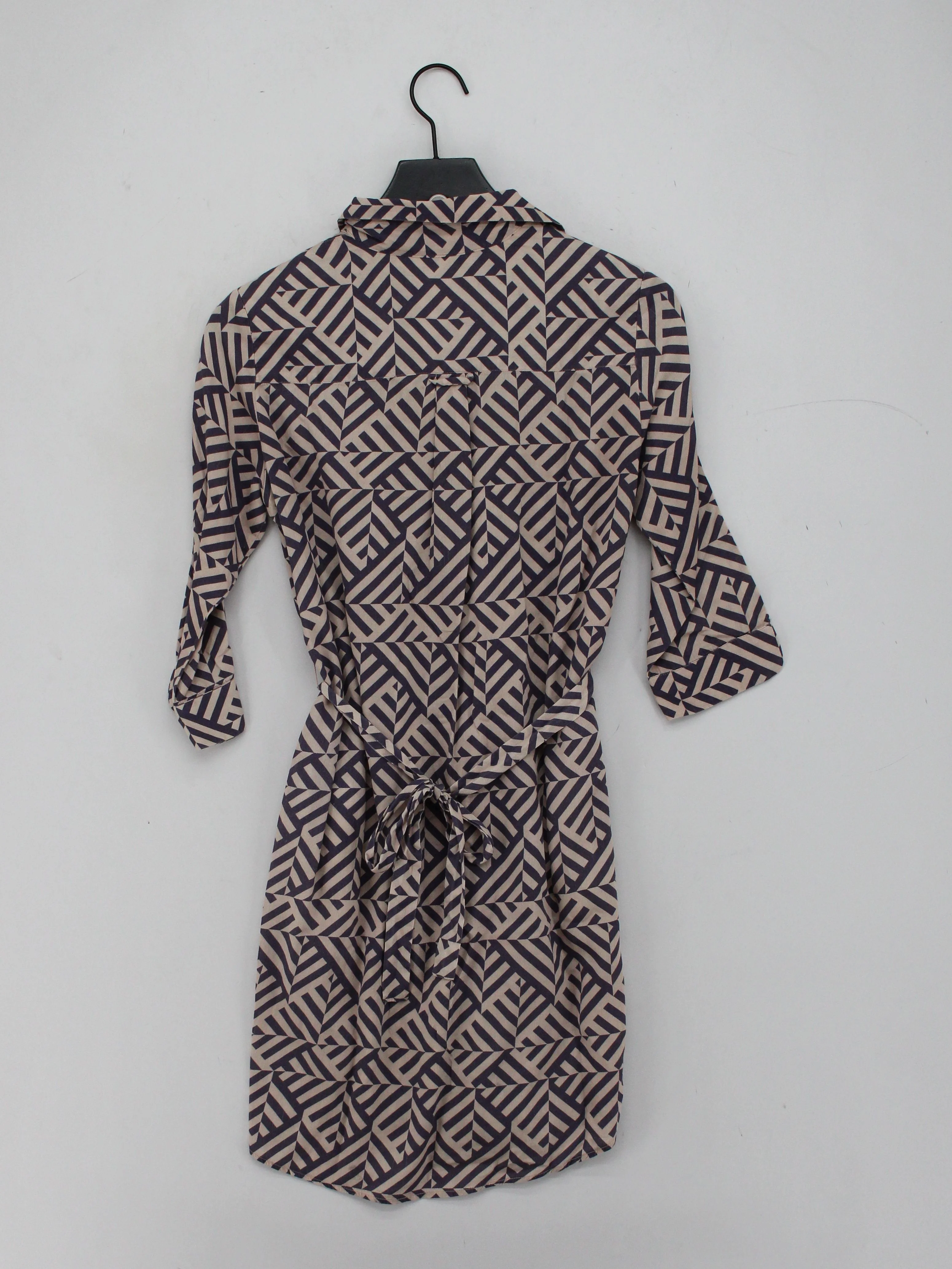 vilagallo Shirt Mini Dress M in Blue - Image 2