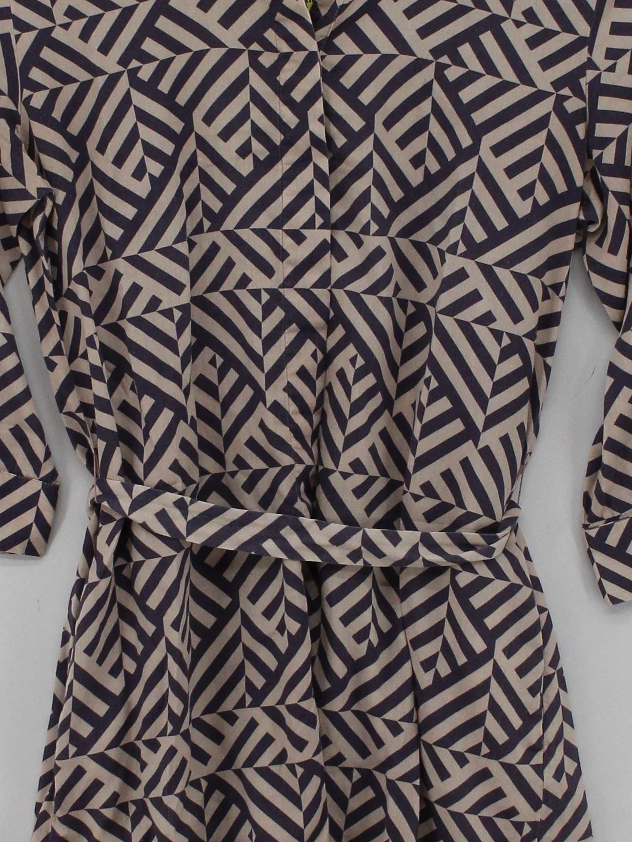 vilagallo Shirt Mini Dress M in Blue - Image 3