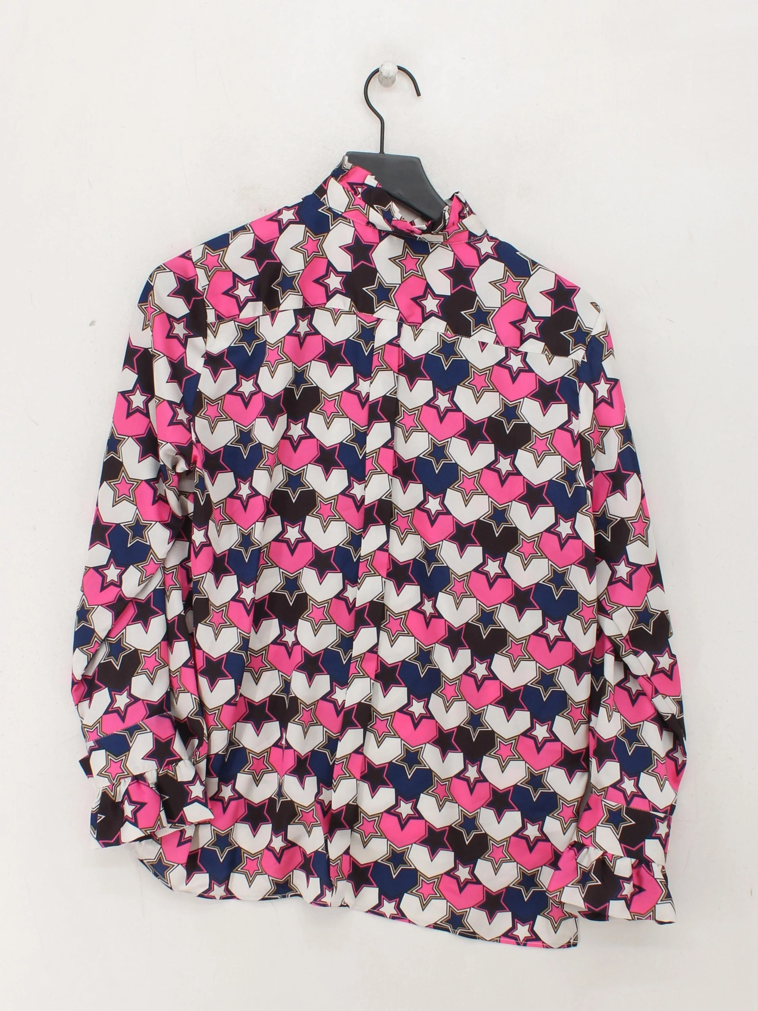 Vilagallo Women's Shirt UK 14 Multi 100% Polyester Long Sleeve Collared Basic - Image 2