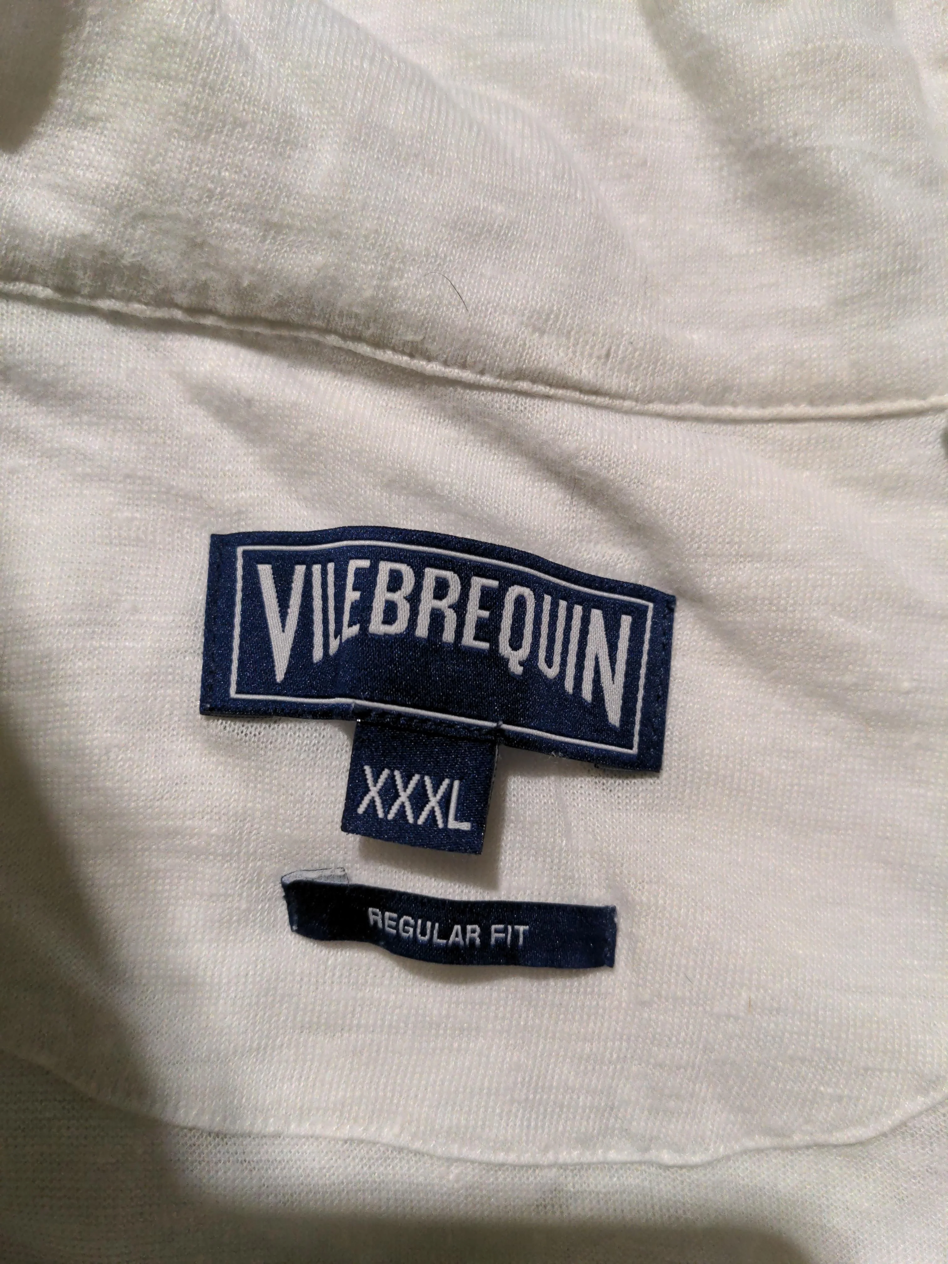 Vilebrequin Men's Polo XXXL White 100% Linen Basic - Image 5