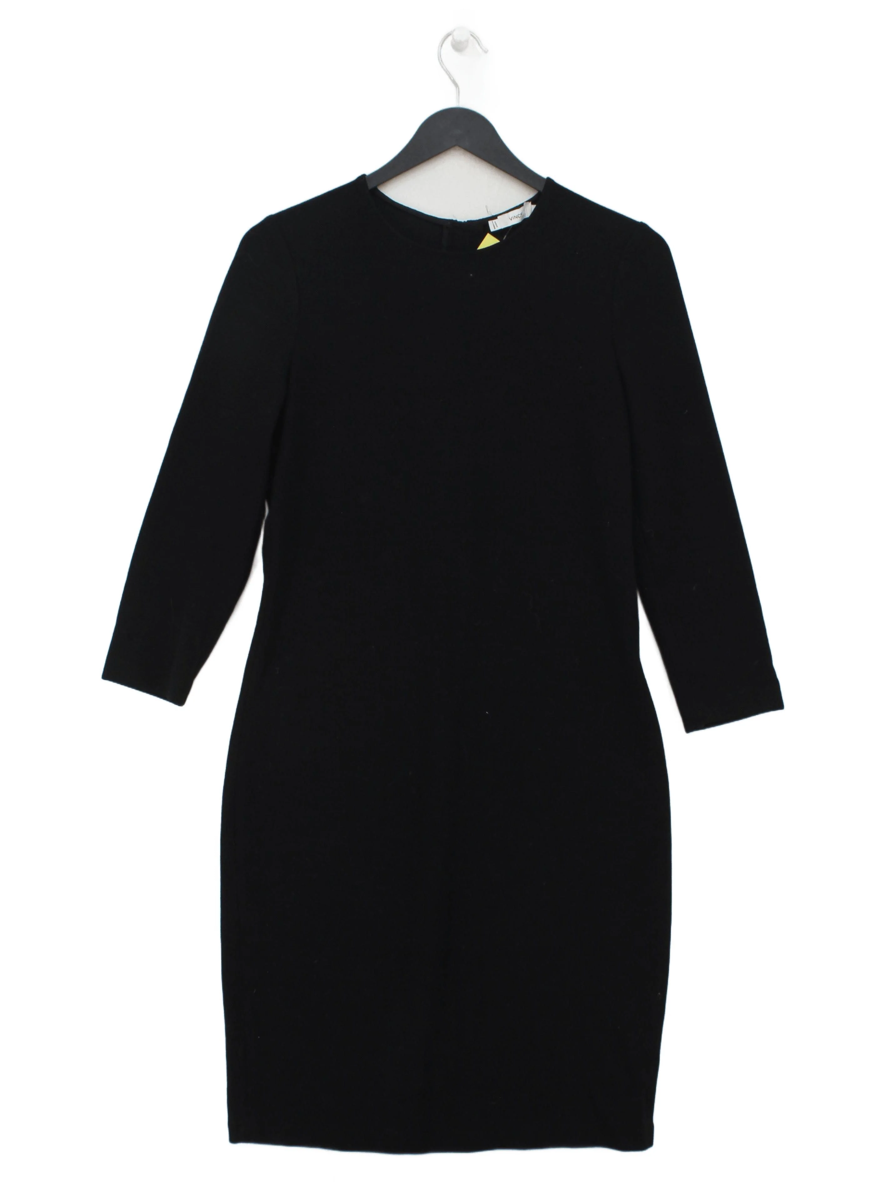 Vince Bodycon Midi Dress S in Black