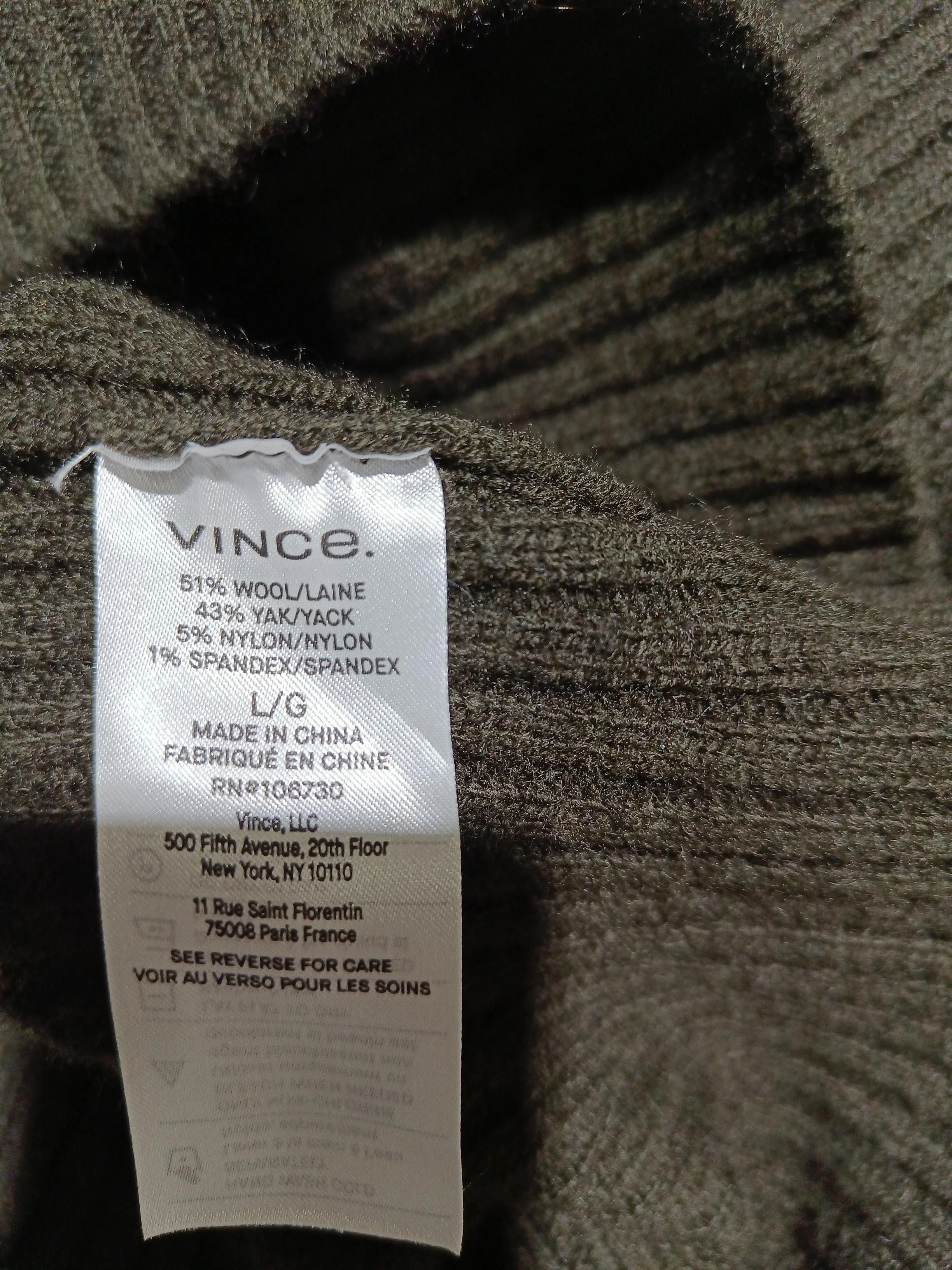 Vince Jumper Midi Dress L in Brown - Image 6