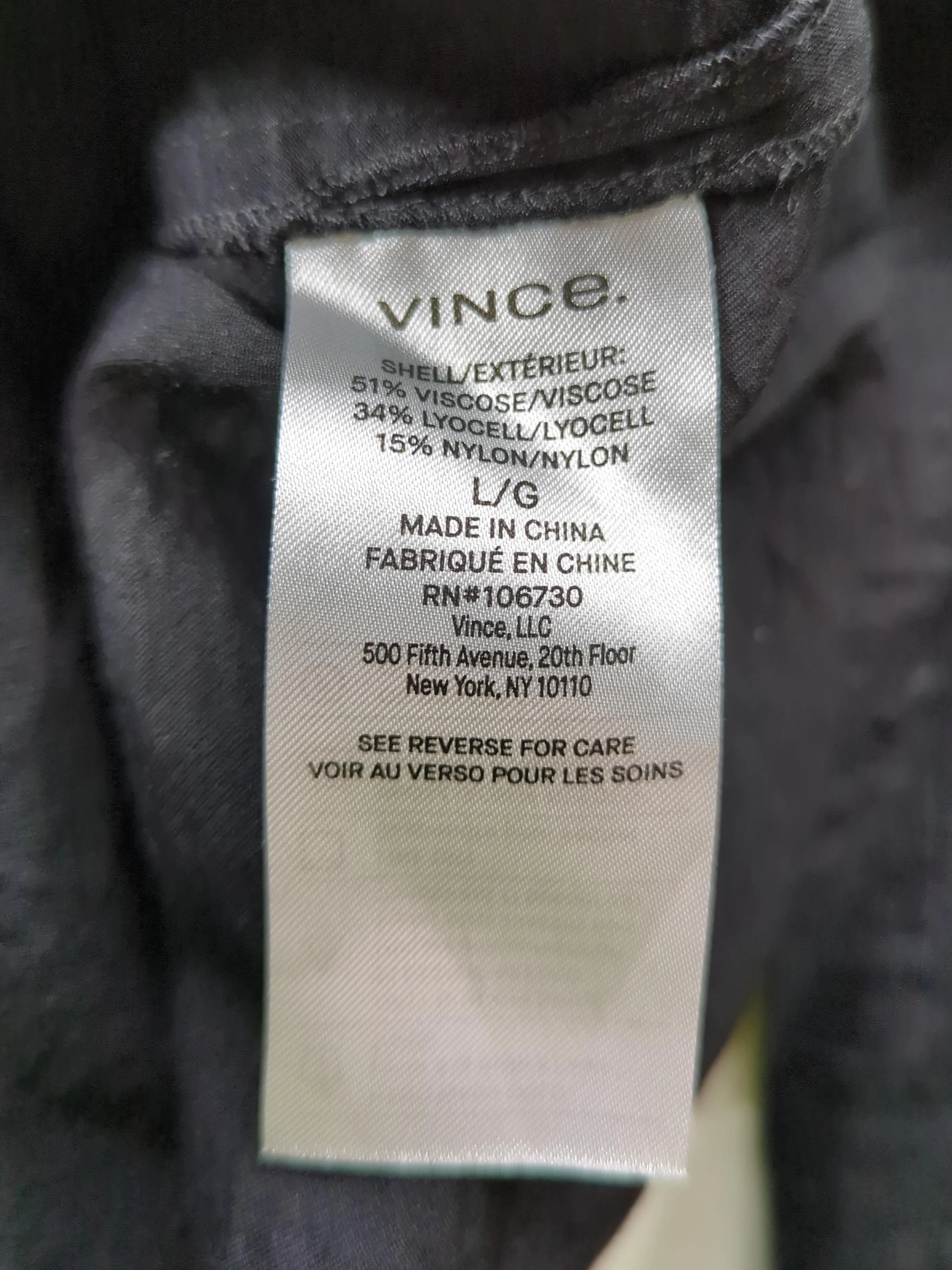 Vince Shirt Maxi Dress L in Black - Image 6