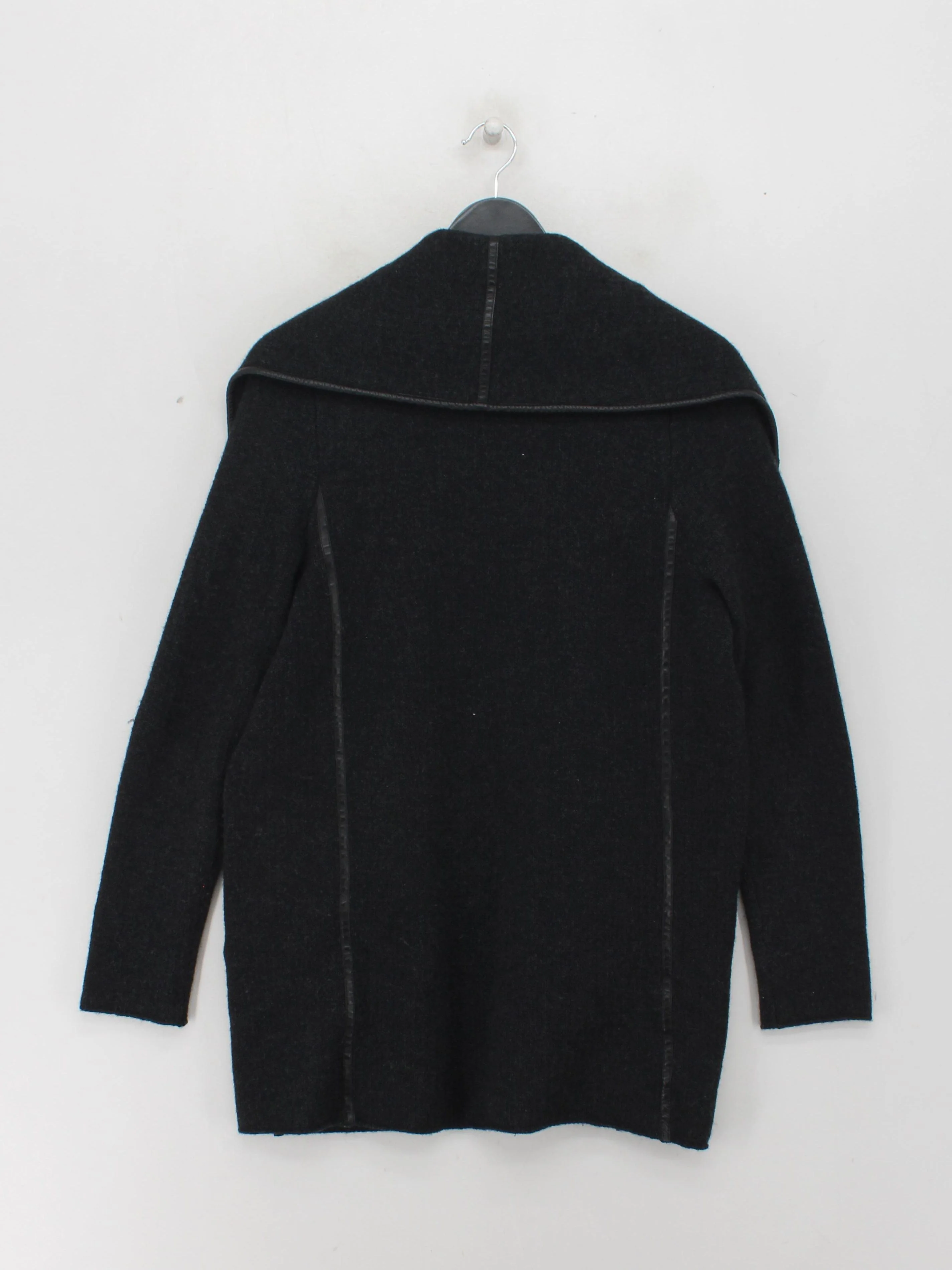 Vince Women's Cardigan S Black 100% Wool V-Neck Cardigan - Image 2